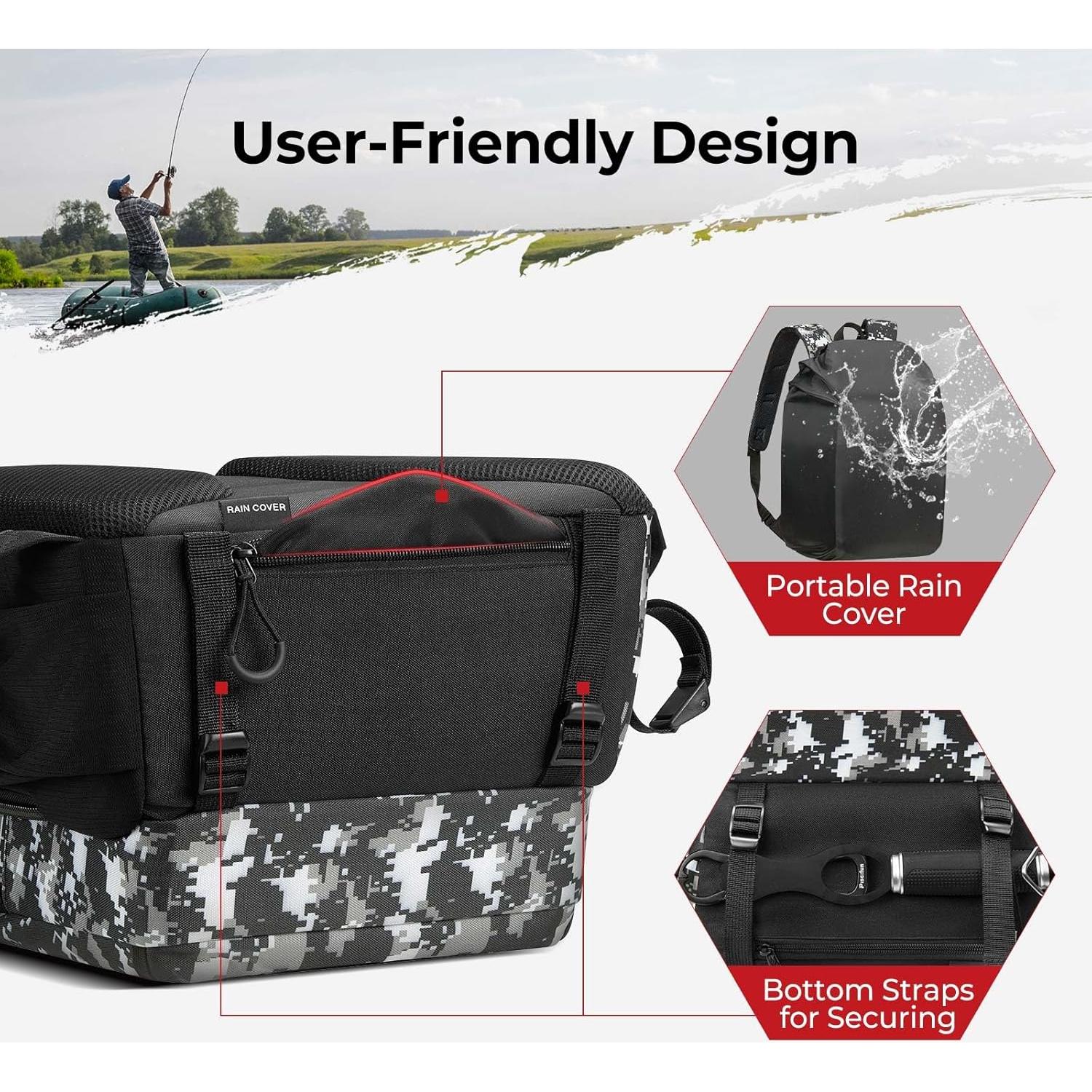 Mochila de Pesca Piscifun TBG021 20L Camuflaje Digital