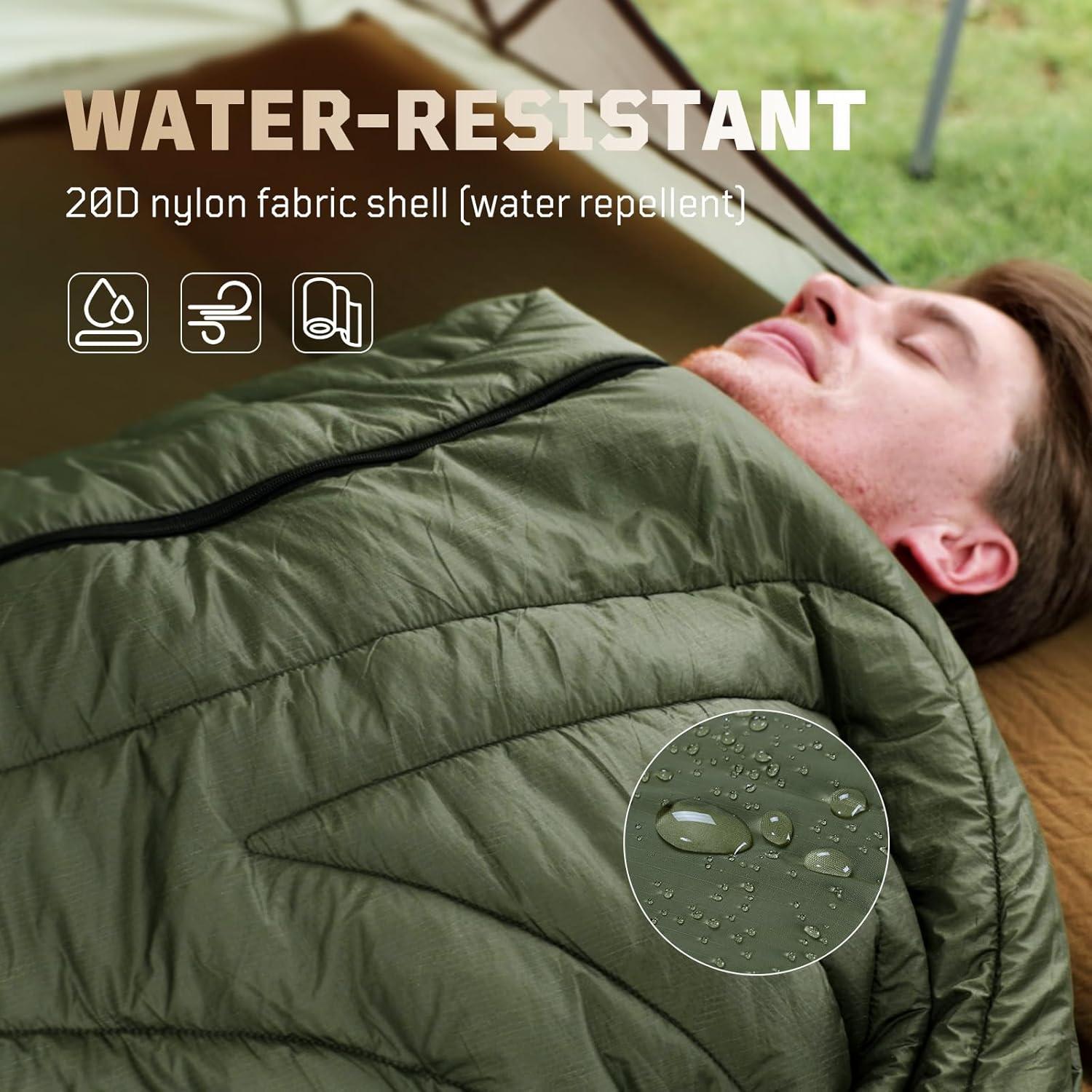 Manta de Camping 1TG Táctico Plegable 200x150cm Verde Oliva