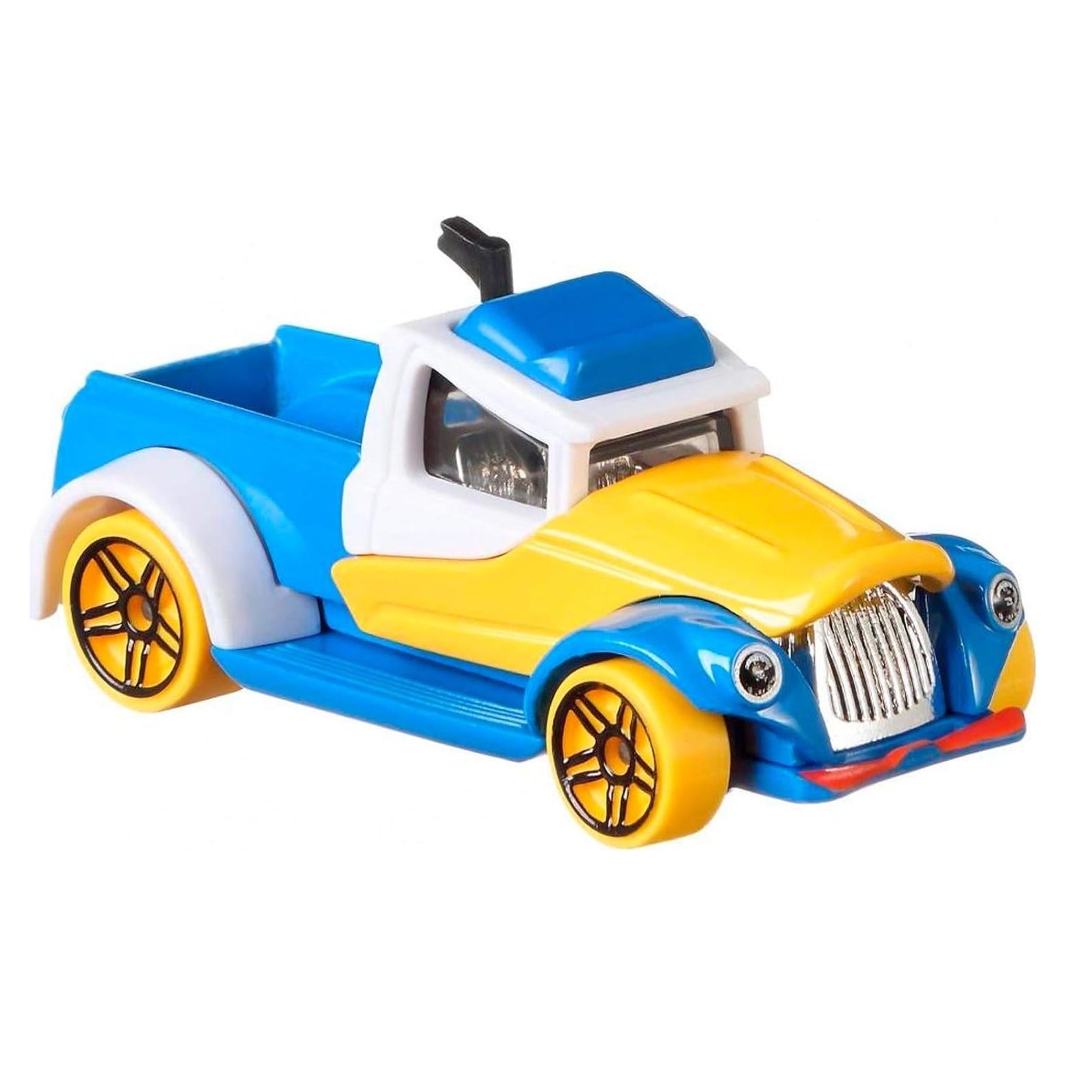 Hot Wheels Donald Duck 1:64 Coche de Metal Mattel
