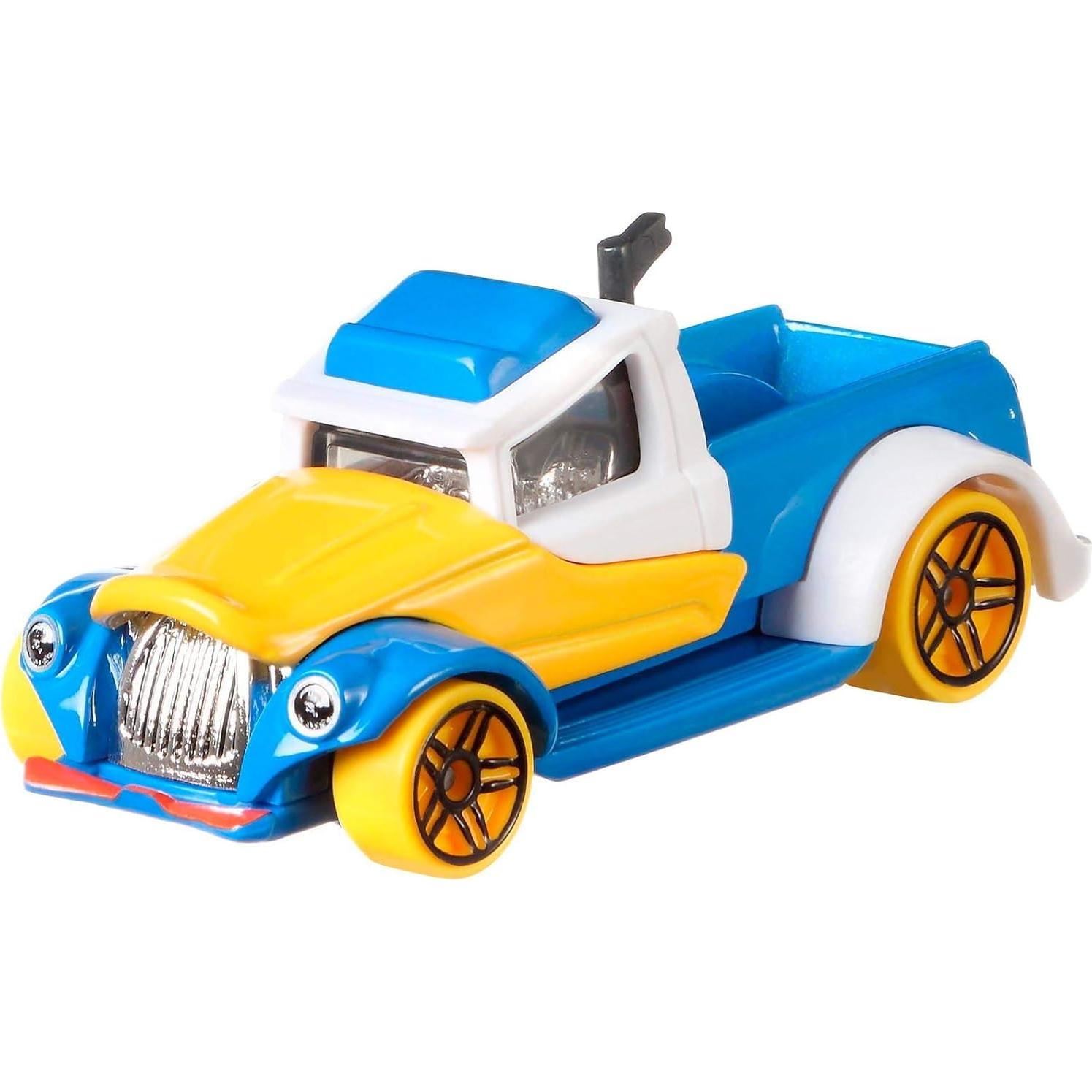Hot Wheels Donald Duck 1:64 Coche de Metal Mattel