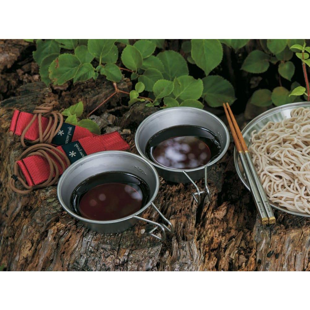 Taza Sierra de Titanio Snow Peak E-104 321 ml Ligera para Acampar