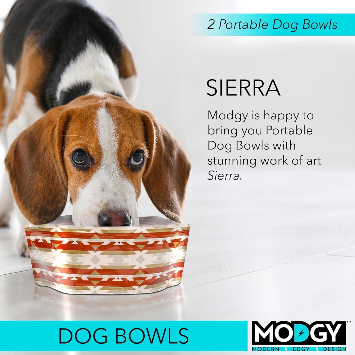 Cuenco Plegable para Perro Modgy - Reutilizable, 2 Unidades