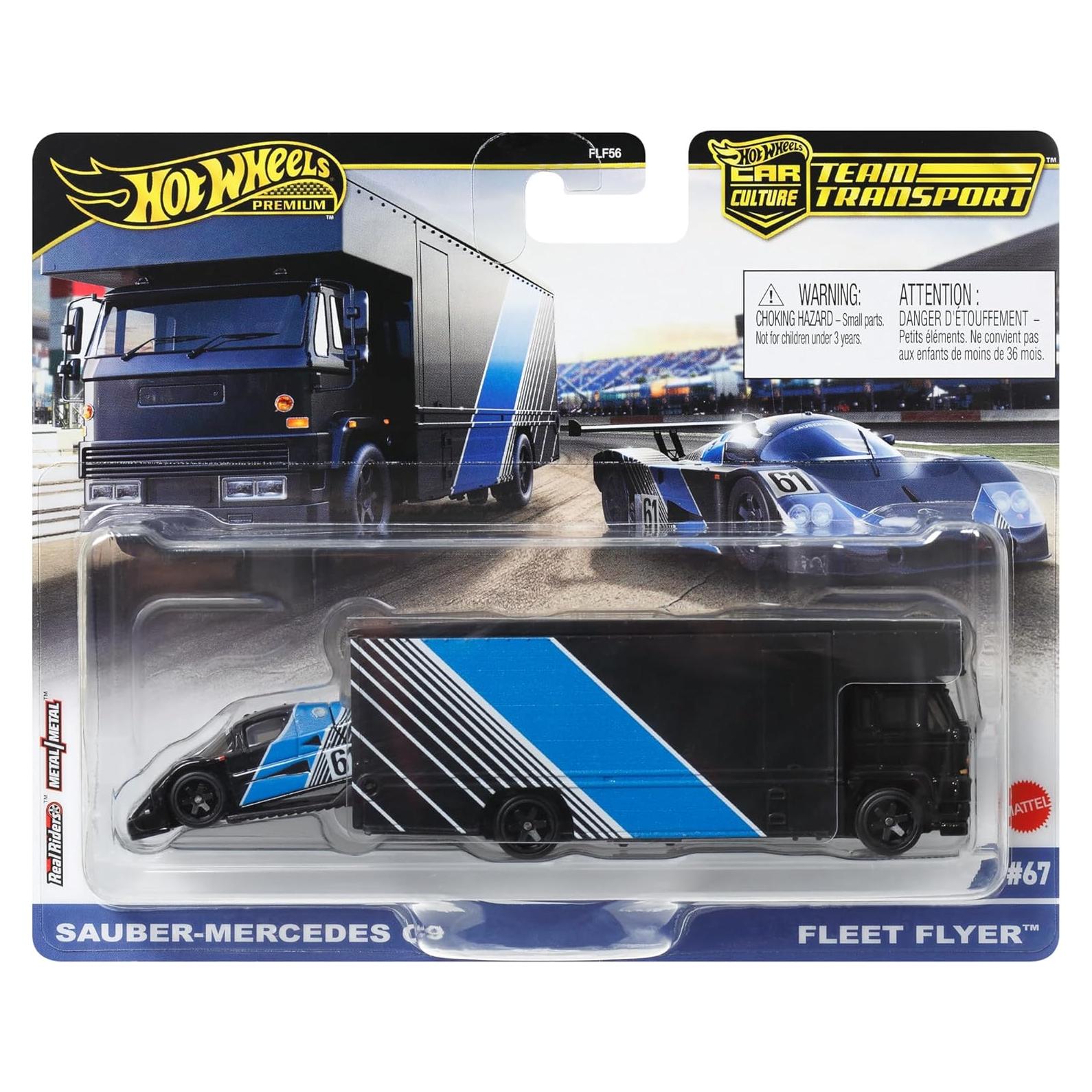 Camión de Transporte Hot Wheels HRV41 con Vehículo 1:64
