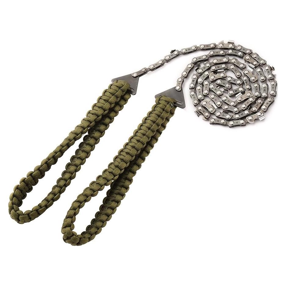 Sierra de bolsillo Skyocean 91.44 cm con mango de paracord