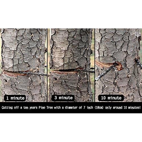 Sierra de bolsillo Skyocean 91.44 cm con mango de paracord