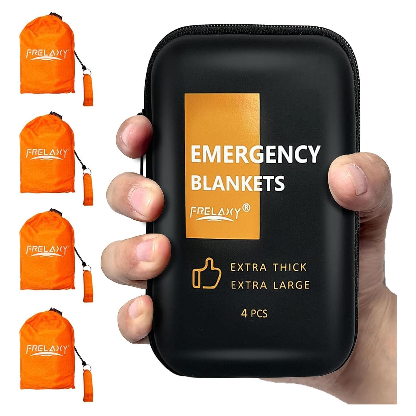Manta de Emergencia Frelaxy 4 Pack - Extra Gruesa 210x152 cm