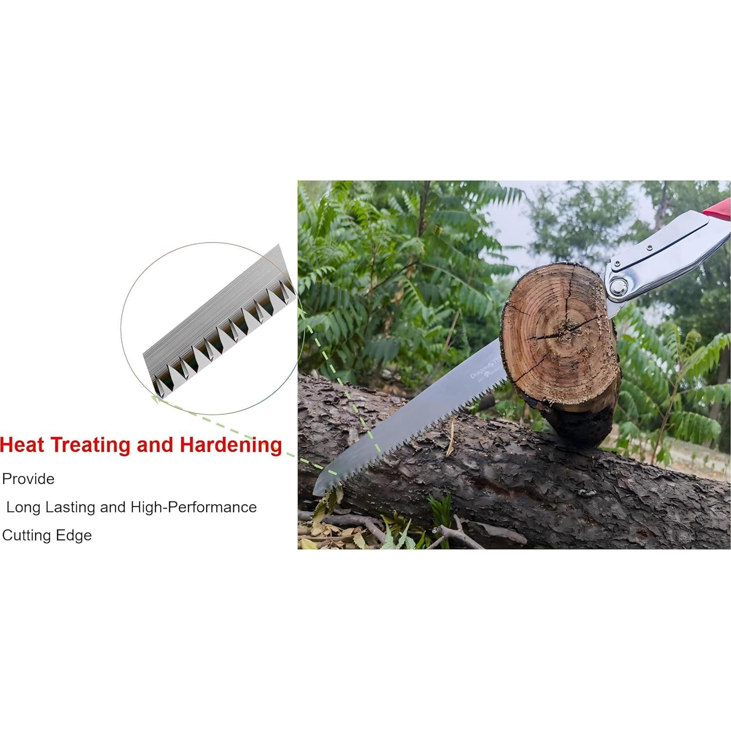 Sierra Plegable DragonflyTEC 14" (35.6 cm) para Camping