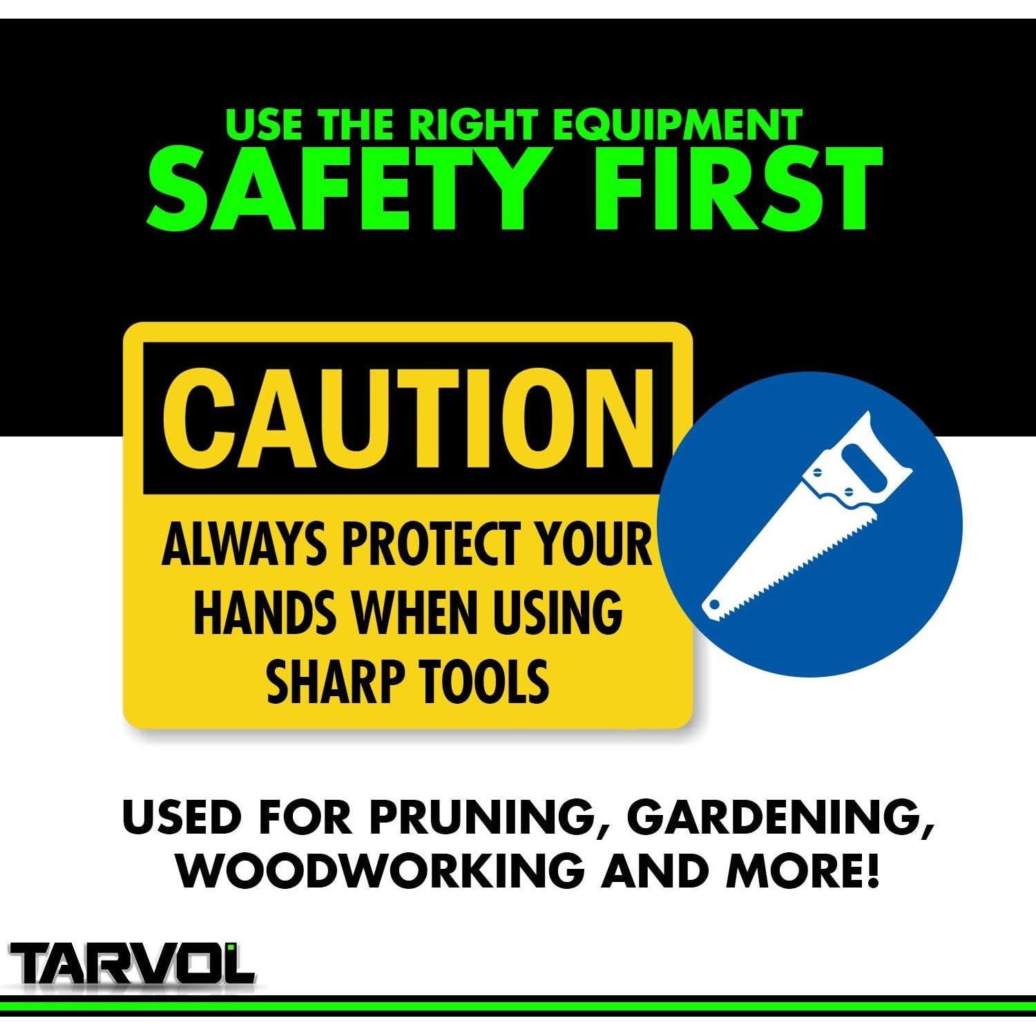 Sierra de Mano Plegable Tarvol 17.78 cm Ergonómica para Podar