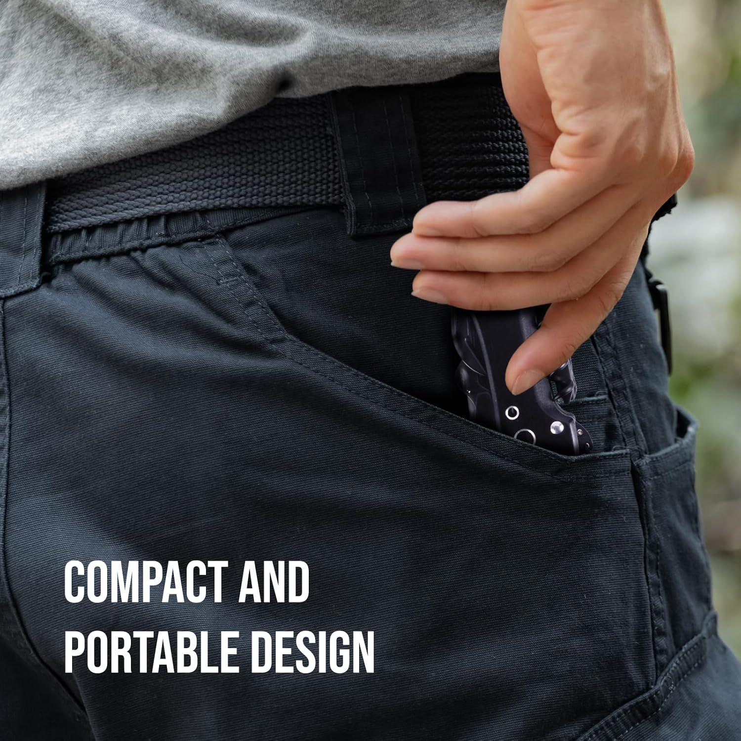 Cuchillo Multiherramienta 15 en 1 THE BRISK BARREL - Acero Inoxidable