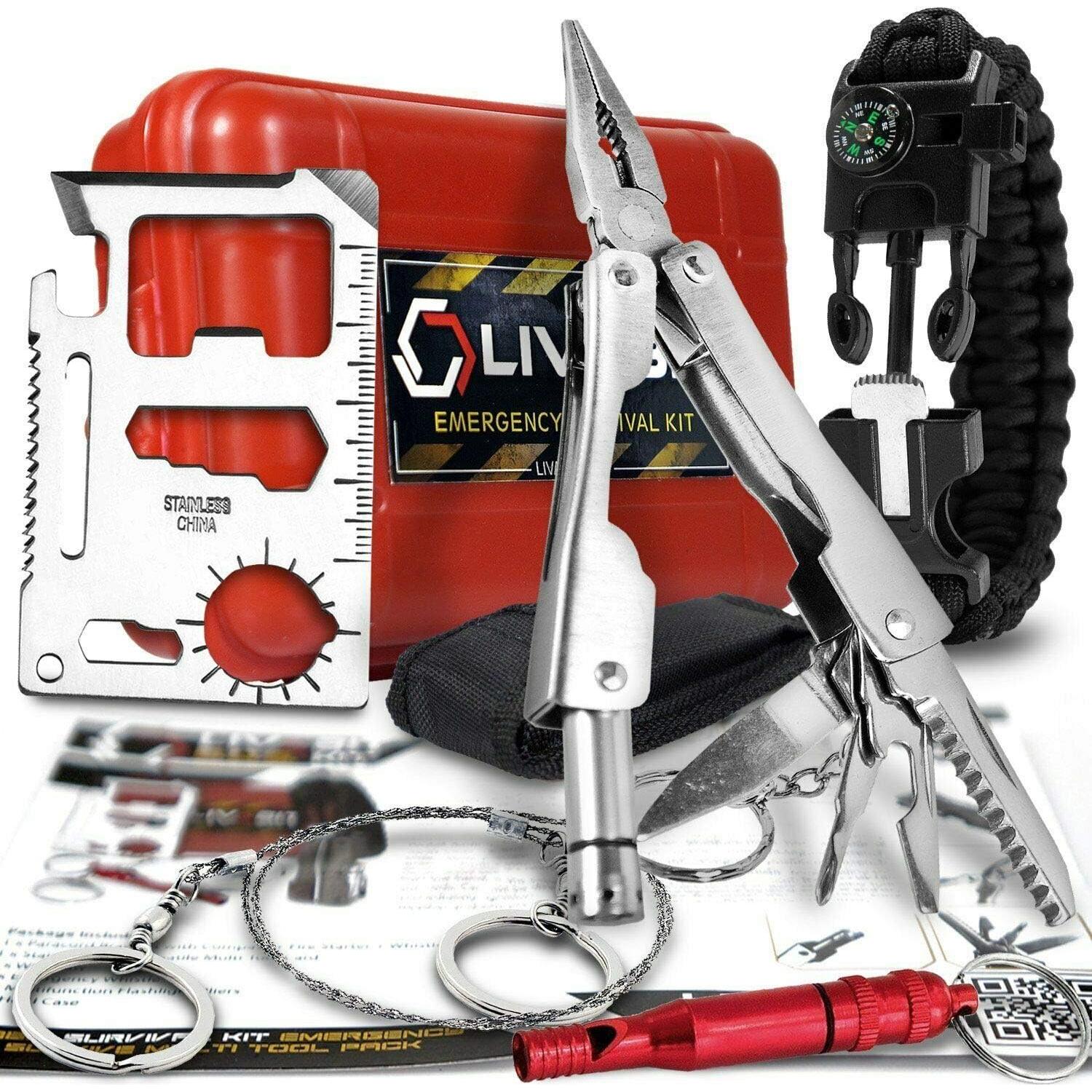 Mochila de Supervivencia 3 Días LIVABIT 30L Nylon Beige