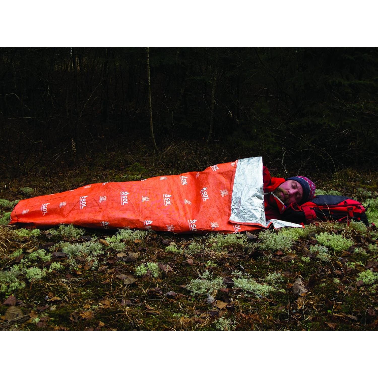 Bivvy de Supervivencia S.O.L. Escape Lite 208 cm Naranja