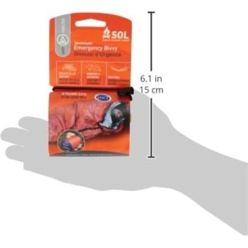 Bivvy de Emergencia S.O.L. Ligero 90% Reflectante Naranja
