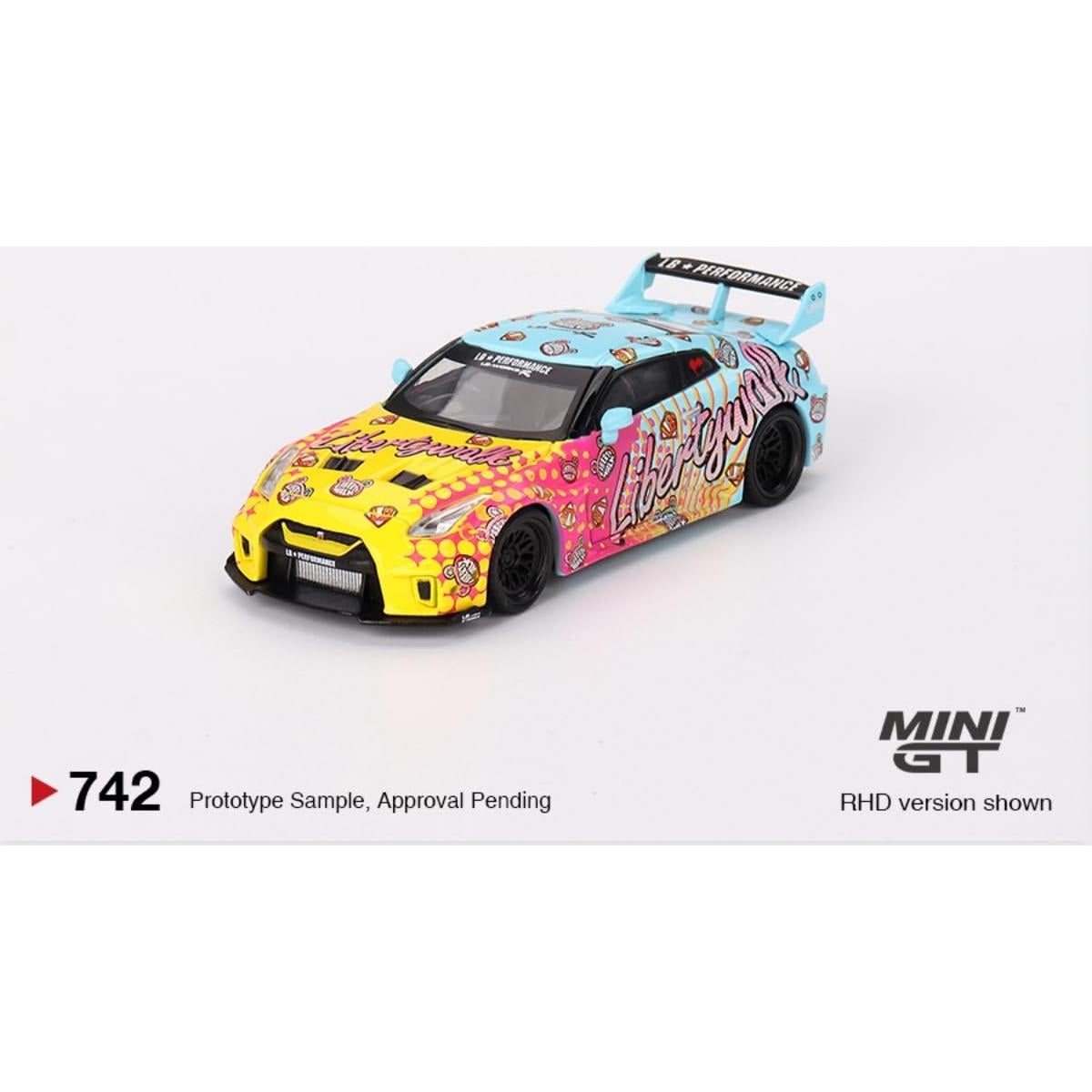 Coche Mini GT Nissan 350GT-RR LBWK KUMA V1 1:64 Diecast