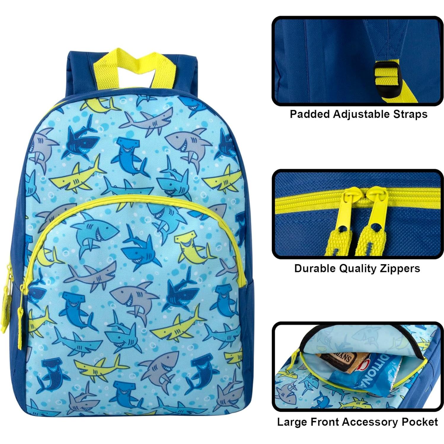 Mochila infantil Trail Maker Tiburones Sonrientes 15" 19L