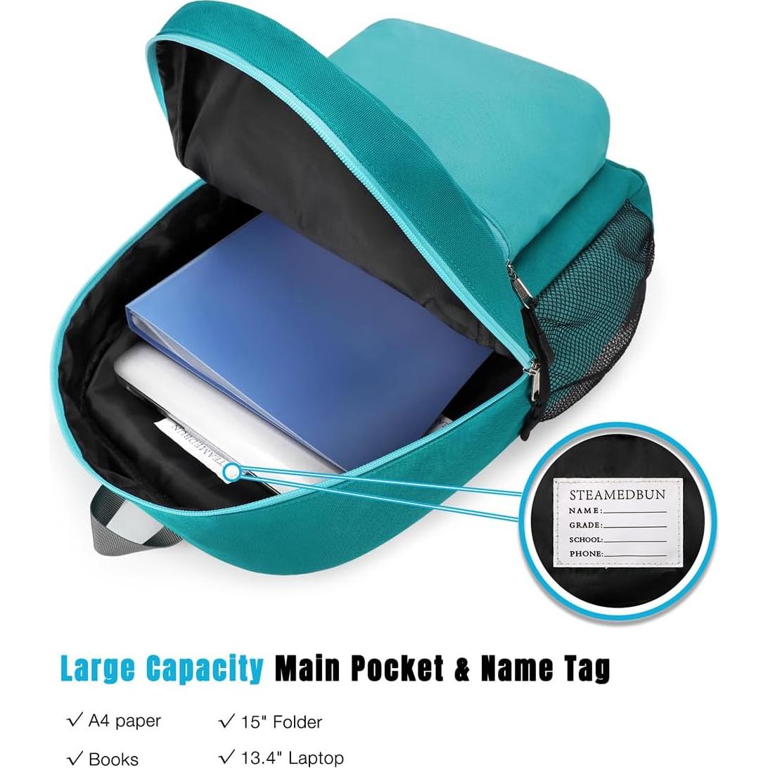 Mochila Infantil STEAMEDBUN 38 cm para Niños 3-6 Años