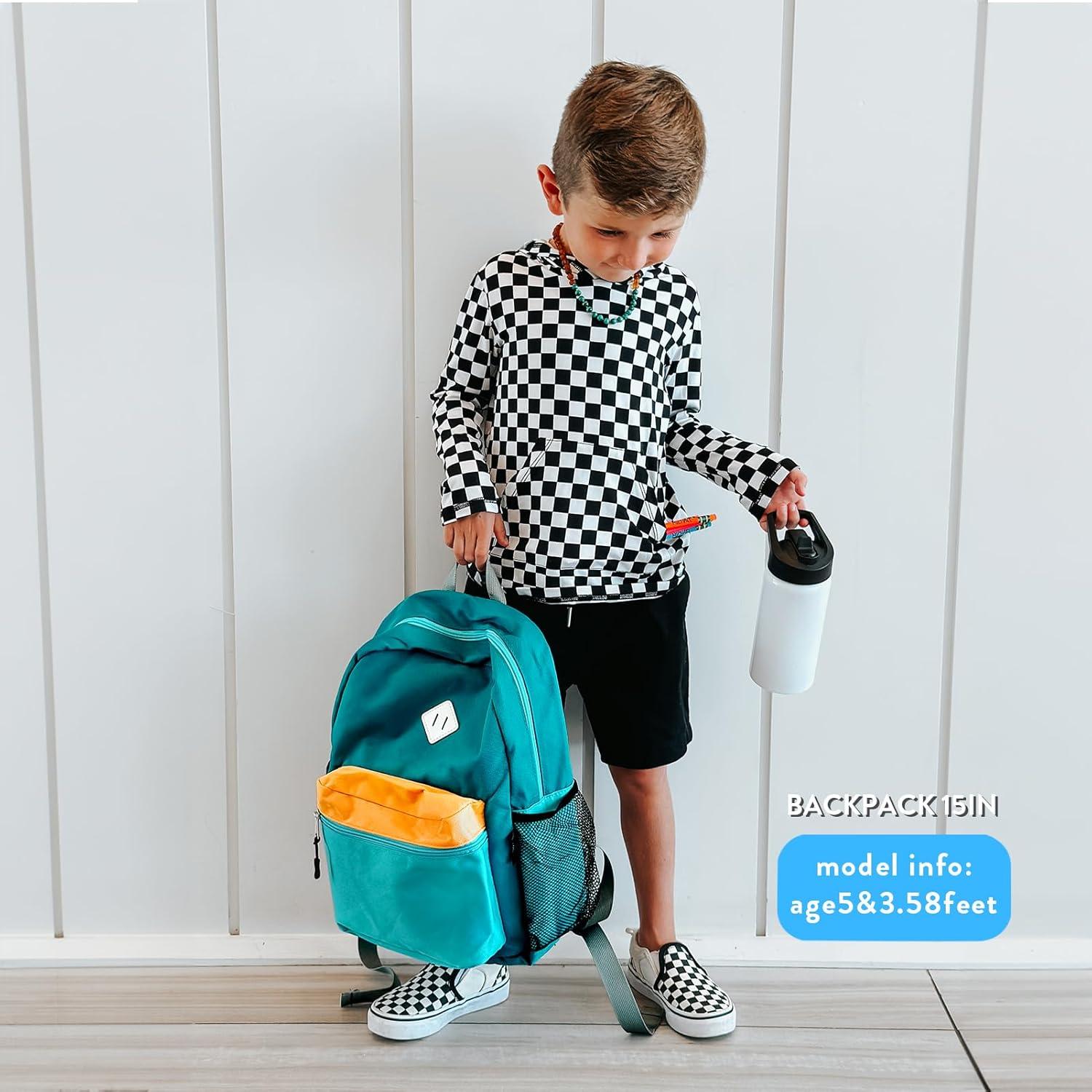 Mochila Infantil STEAMEDBUN 38 cm para Niños 3-6 Años