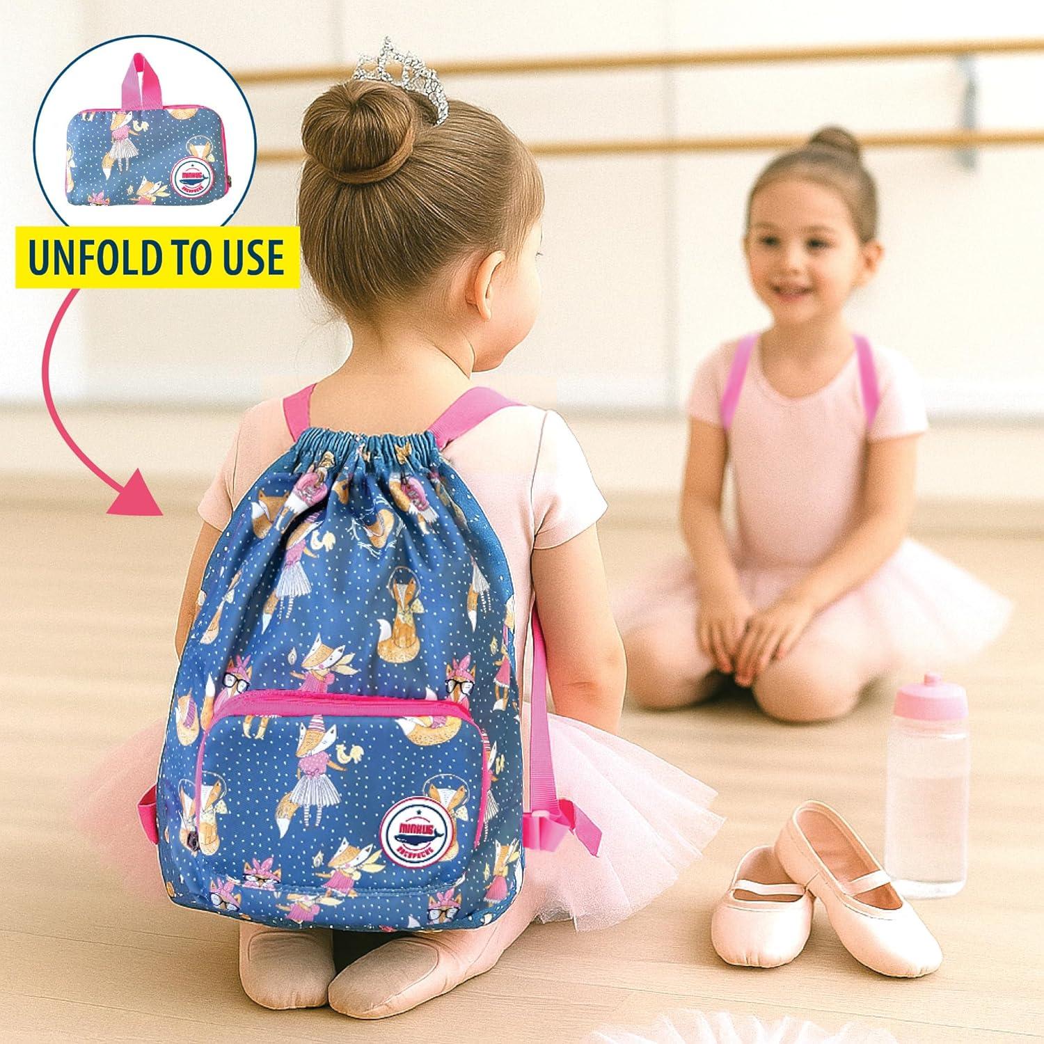 Mochila Plegable Impermeable para Niños Minkus - Zorros