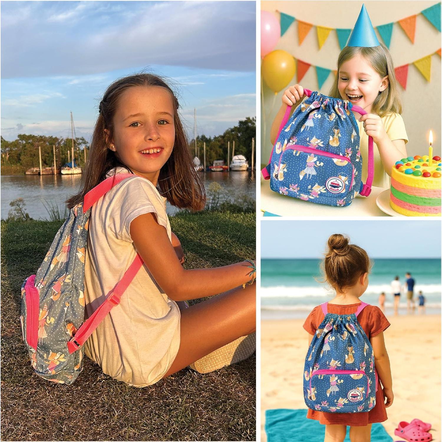 Mochila Plegable Impermeable para Niños Minkus - Zorros