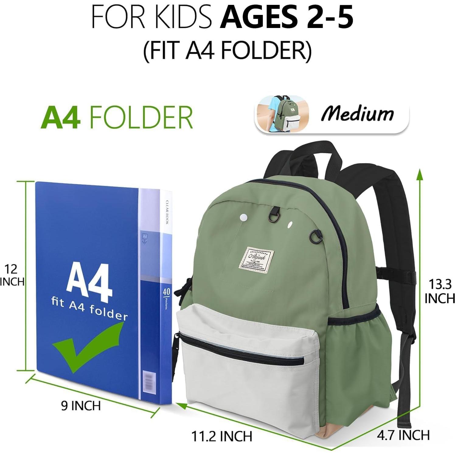 Mochila Infantil Unisex atgark 33 cm para Jardín de Infancia