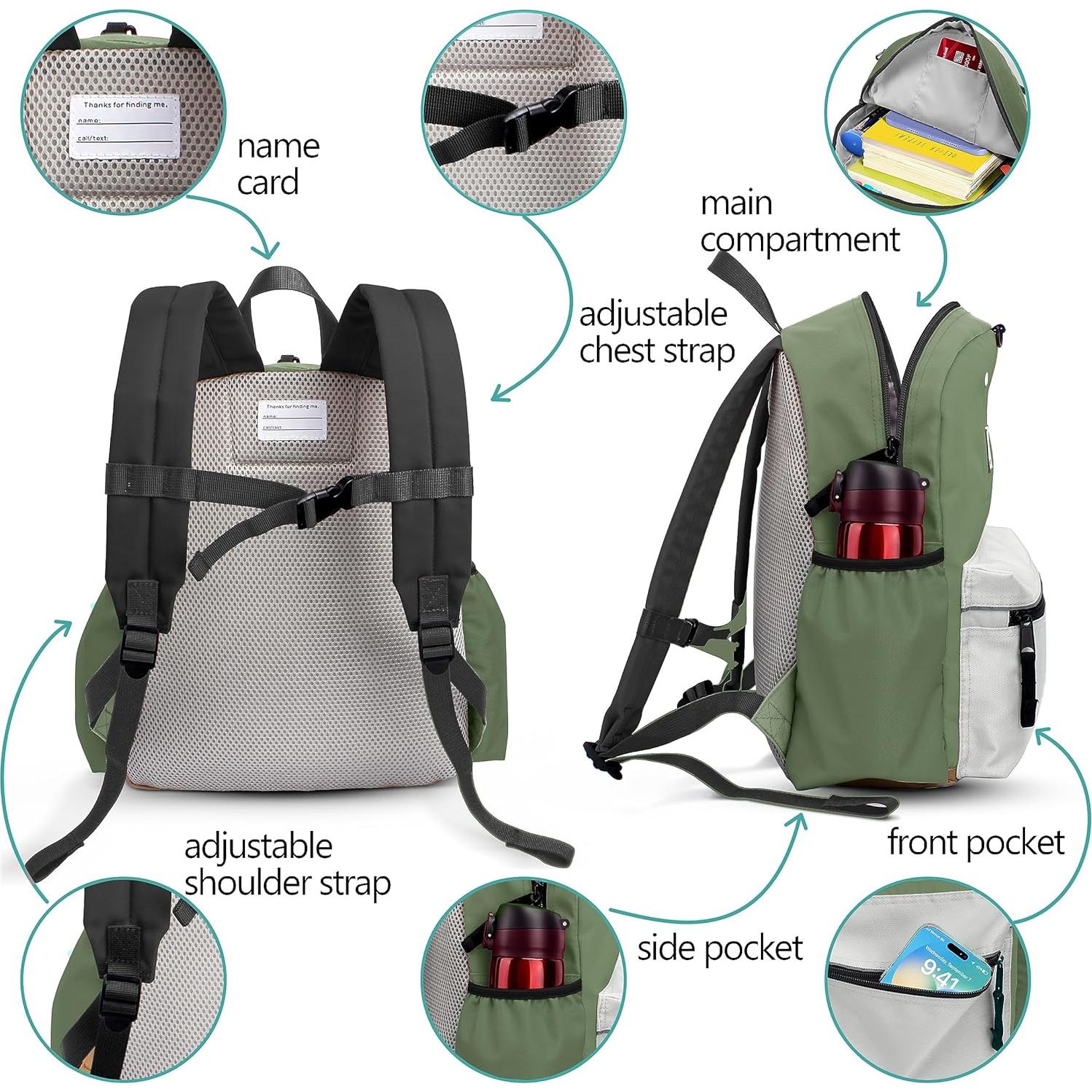 Mochila Infantil Unisex atgark 33 cm para Jardín de Infancia