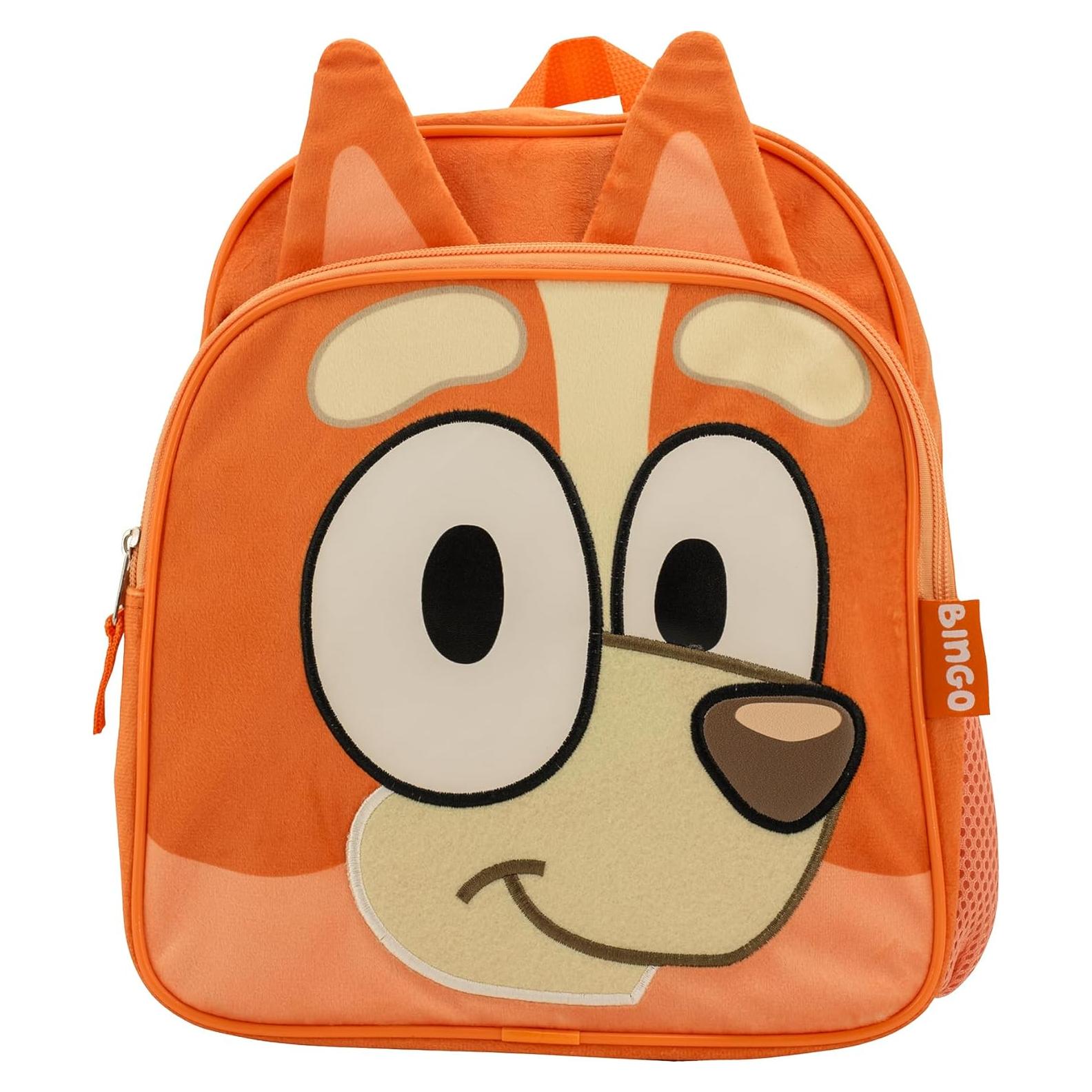 Mochila Bingo Bluey para Niños 30.48 cm con Orejas 3D