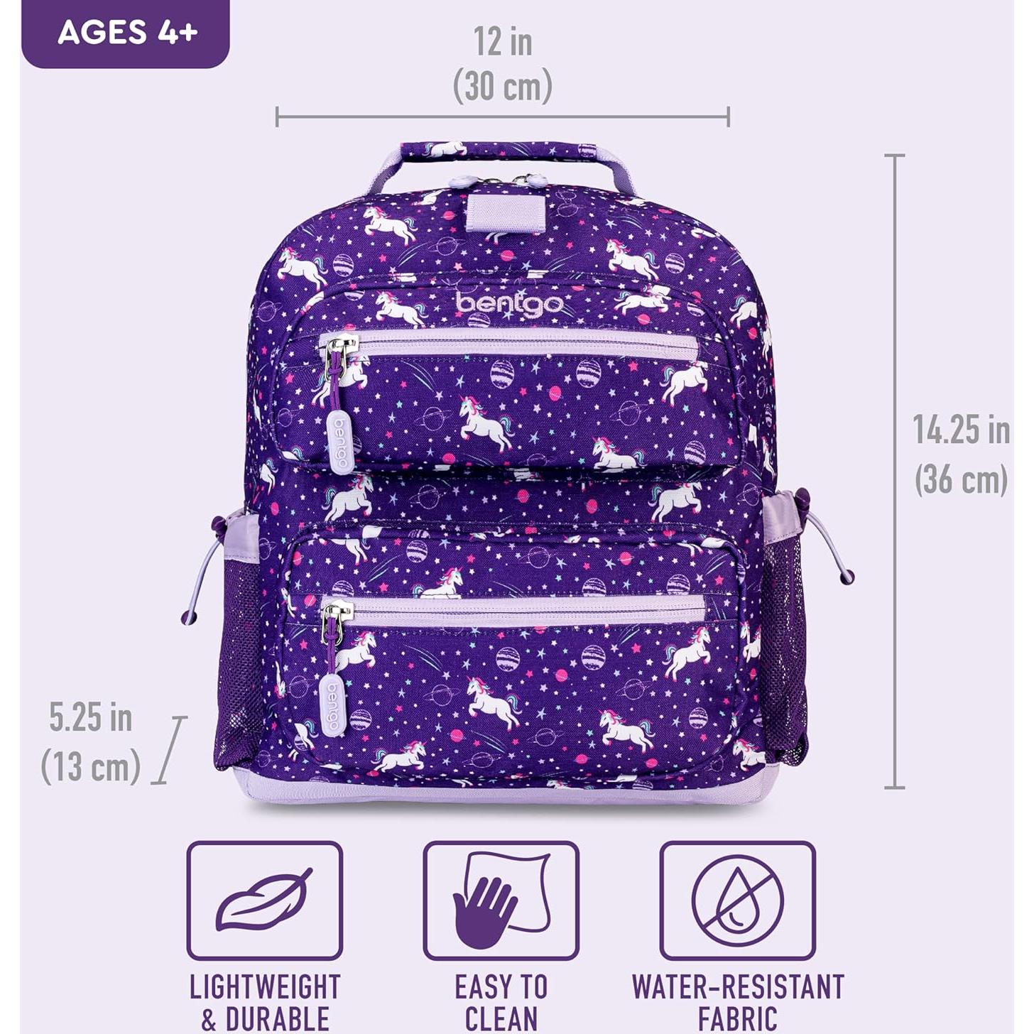 Mochila para Niños Bentgo Unicornio 35.56 cm Resistente al Agua