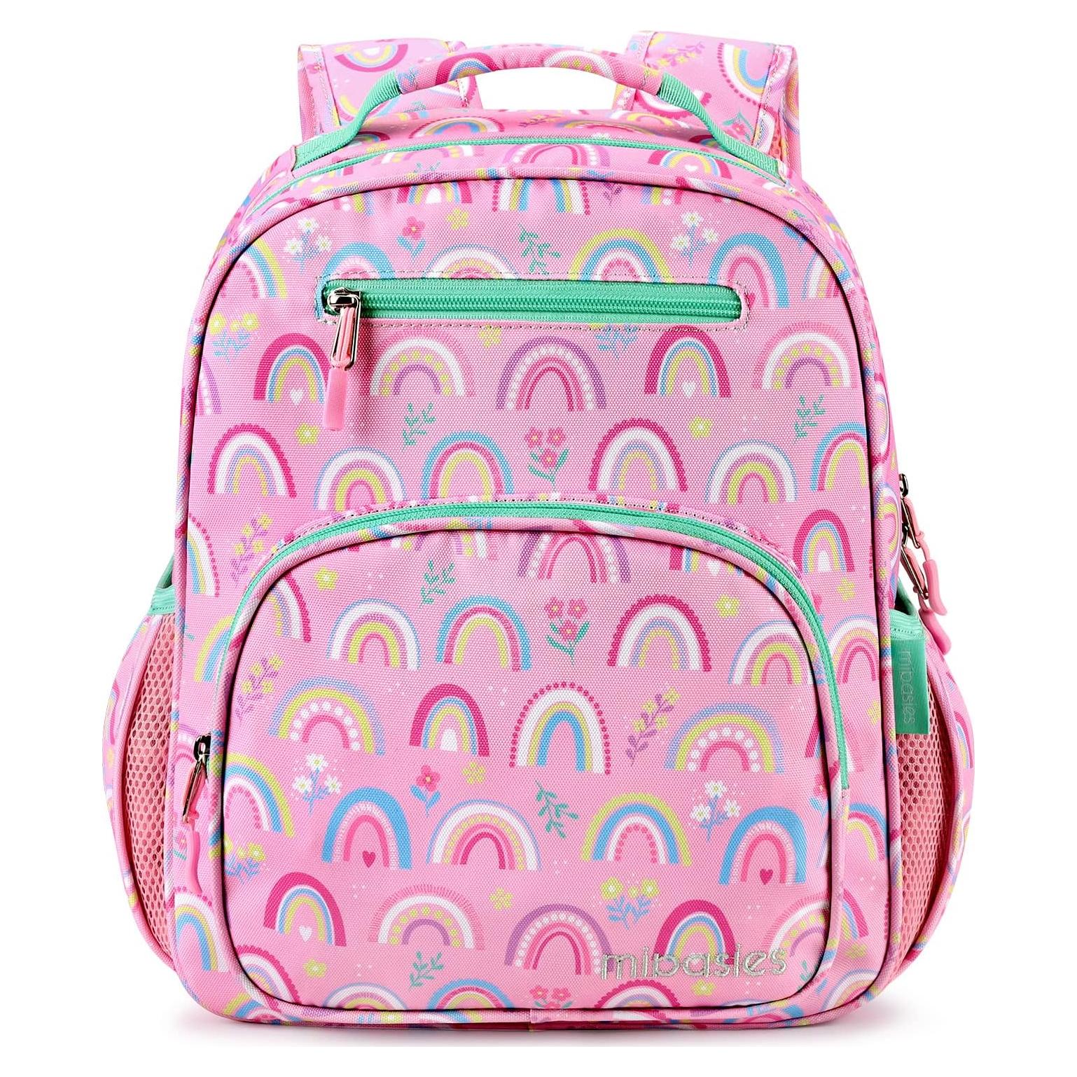 Mochila Escolar Mibasies Arcoíris 12L para Niñas 5-8 Años