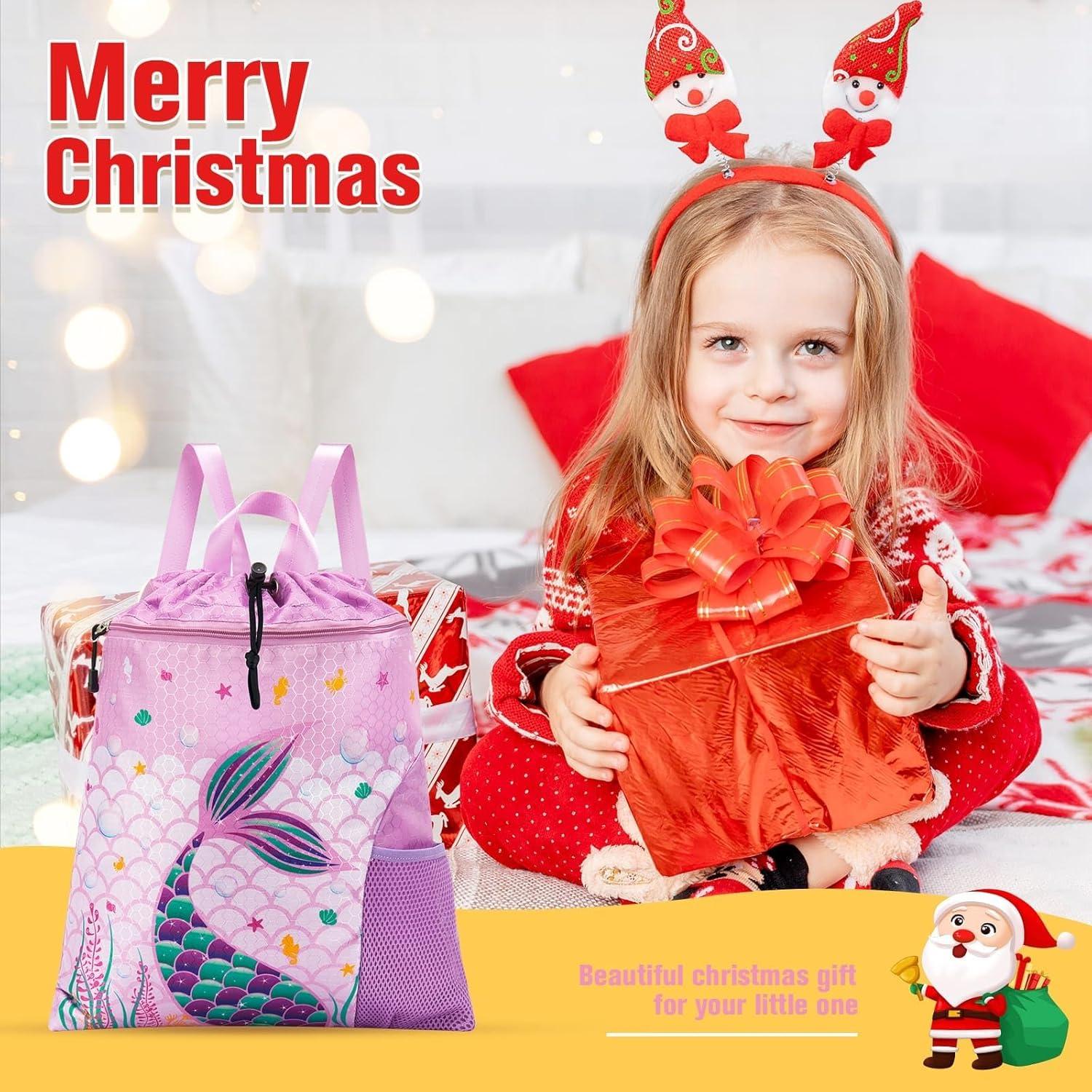 Mochila de Cuerda WAWSAM Púrpura 38.1x43.2cm Impermeable