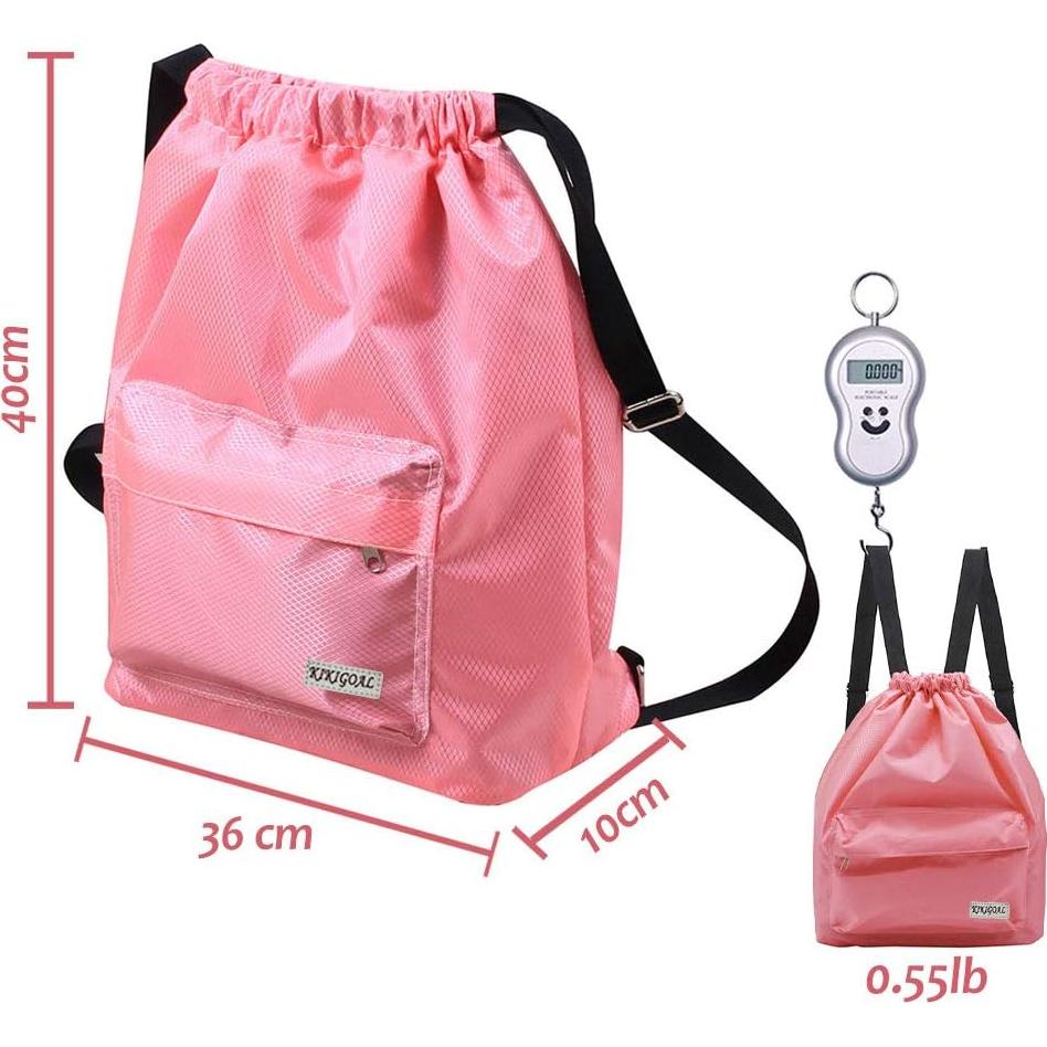 Bolsa de Natación KIKIGOAL Impermeable 36x40cm Rosa