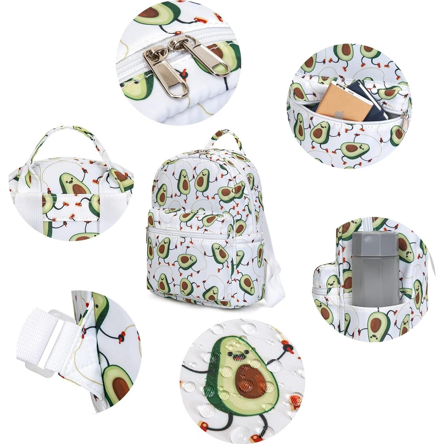 Mochila Mini Aguacate YiXiamo 26.5x23x12 cm Unisex