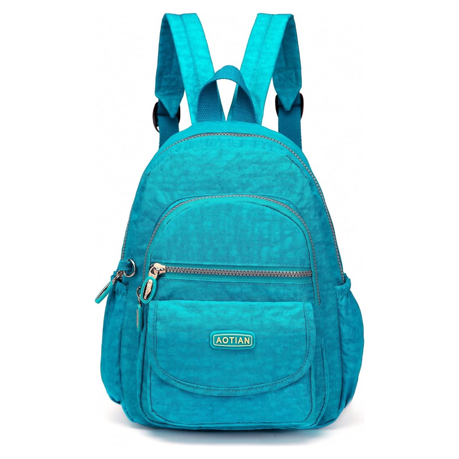 Mochila Mini AOTIAN Nylon Ligera para Mujeres 7L Azul