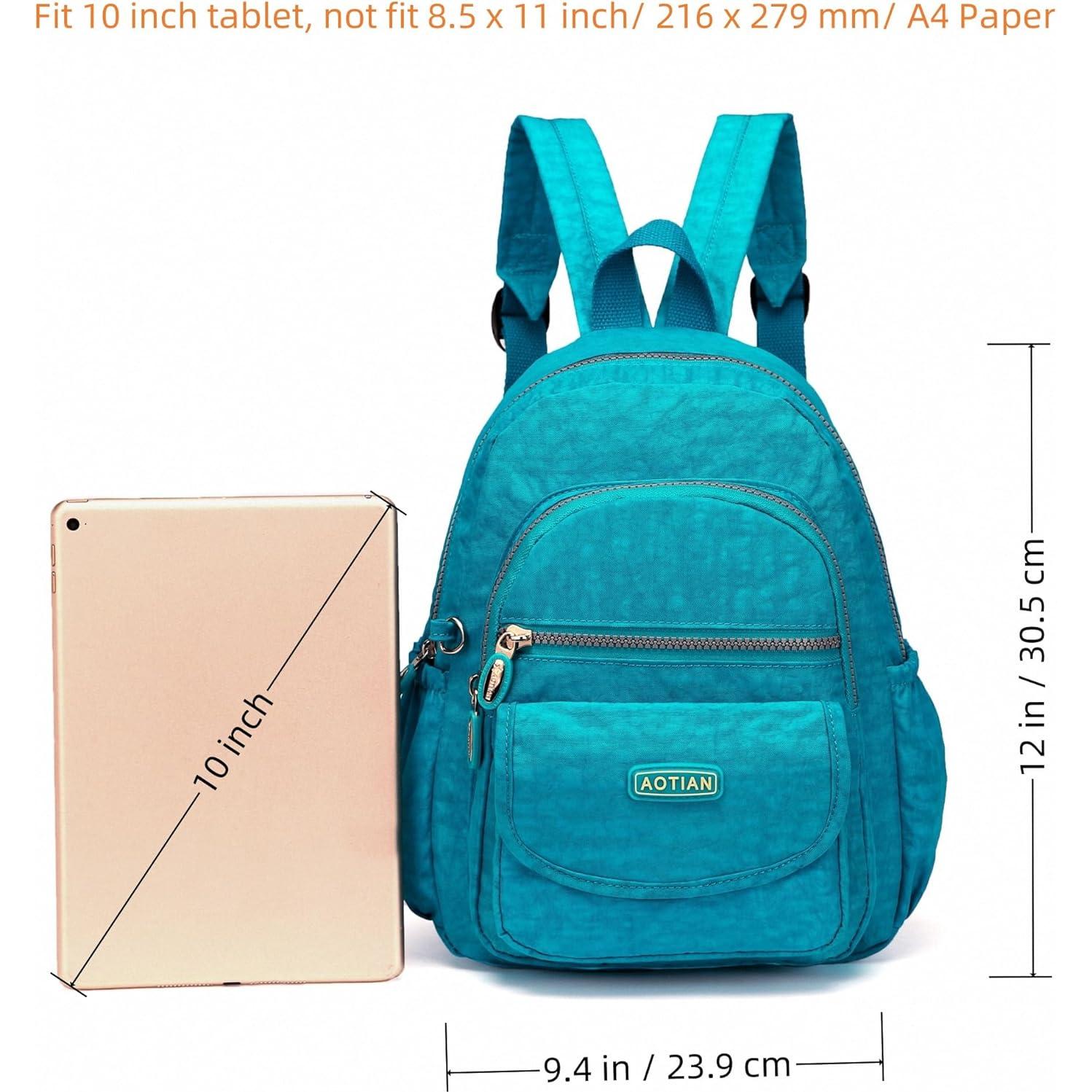 Mochila Mini AOTIAN Nylon Ligera para Mujeres 7L Azul