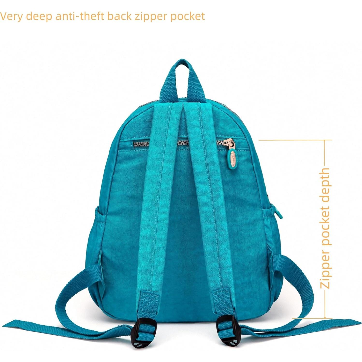 Mochila Mini AOTIAN Nylon Ligera para Mujeres 7L Azul