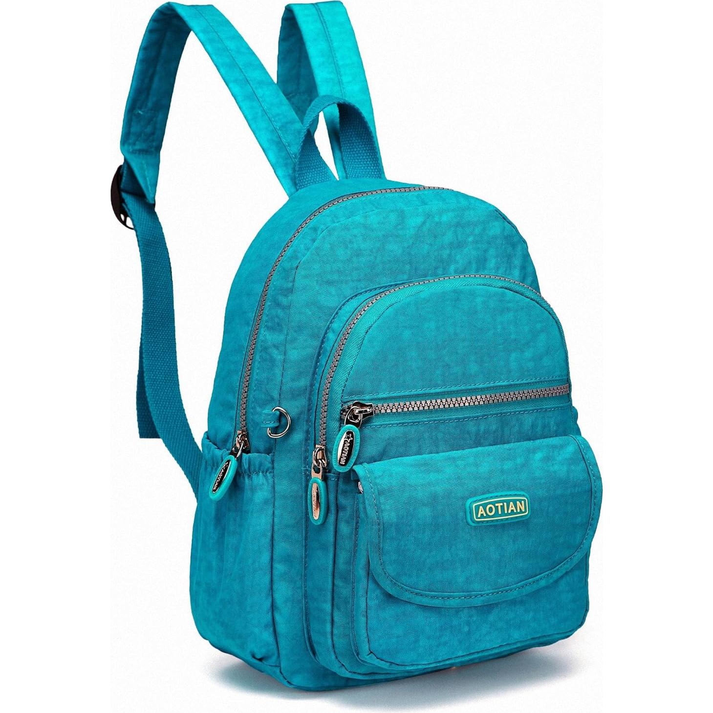 Mochila Mini AOTIAN Nylon Ligera para Mujeres 7L Azul