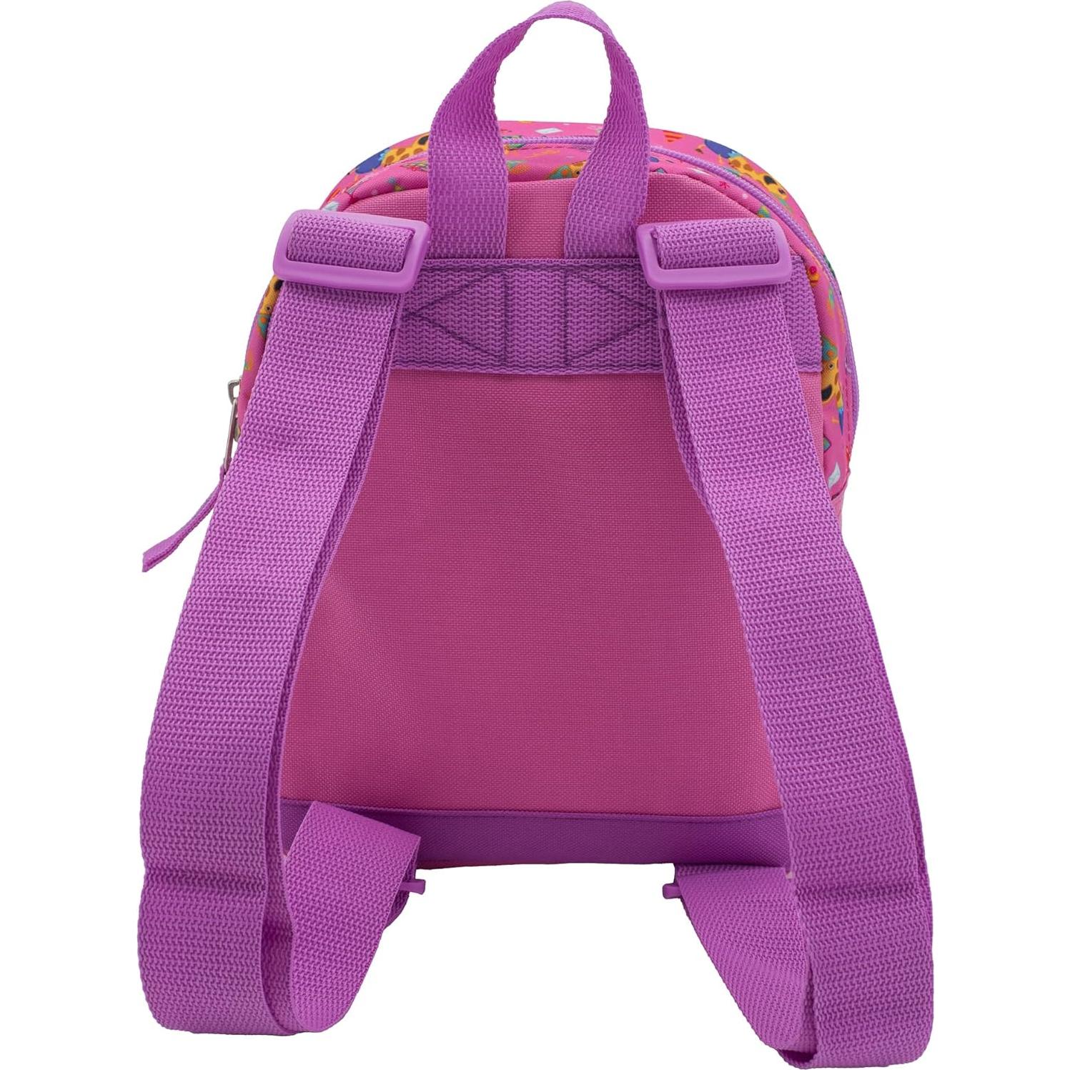 Peppa Pig 10” Mini Backpack, Girls Mini Travel Bag Featuring Floating Shaker Confetti, Pink