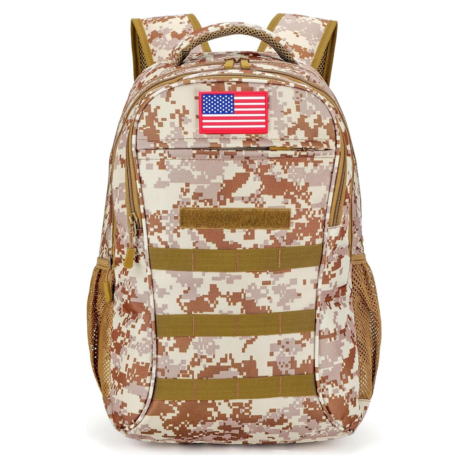 Boys Backpack for School,Military Teen Boys Backpack with USB Charging Pot,Camo Backpack Men 40L