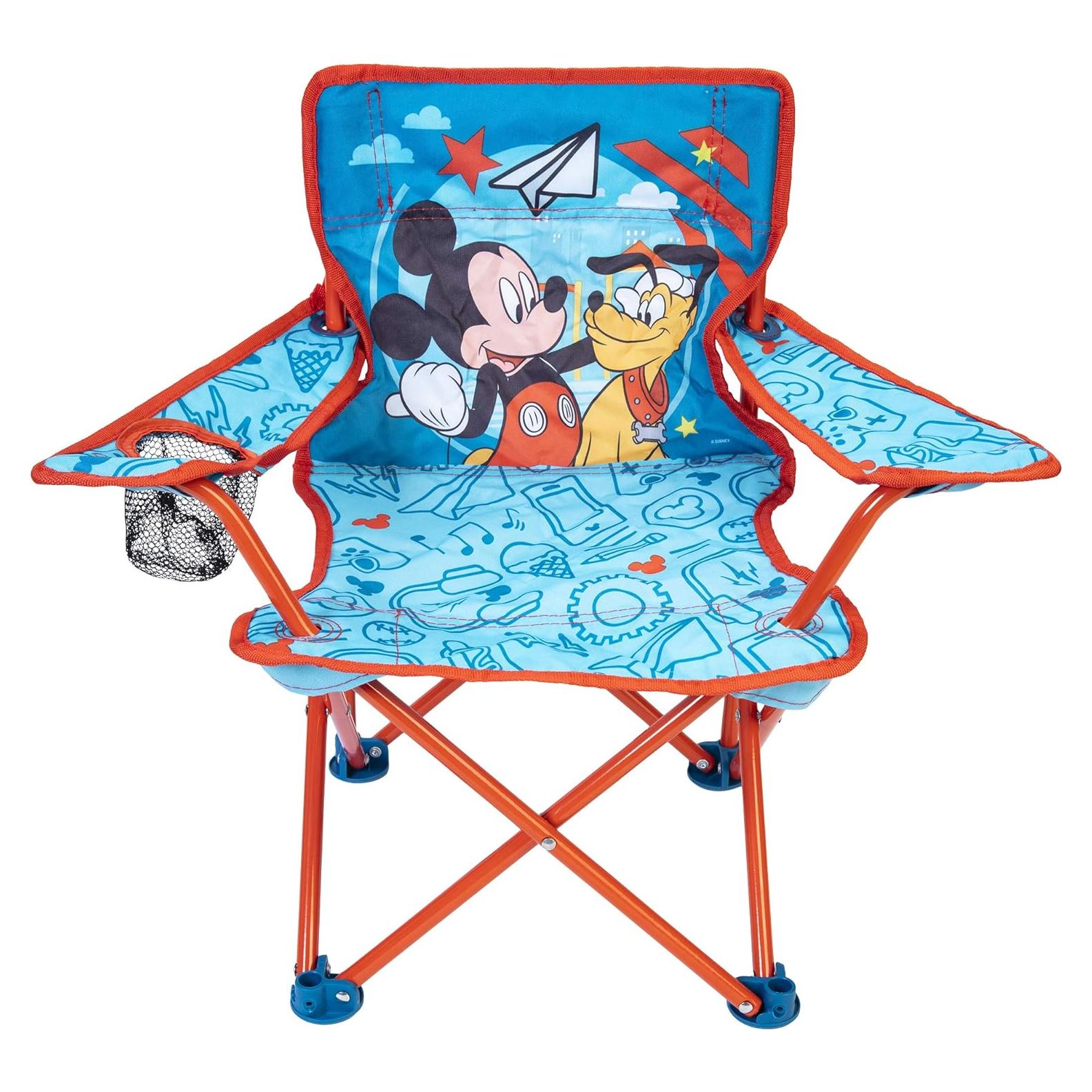 Mickey Mouse Kids Camp Chair Foldable Chair with Carry Bag
