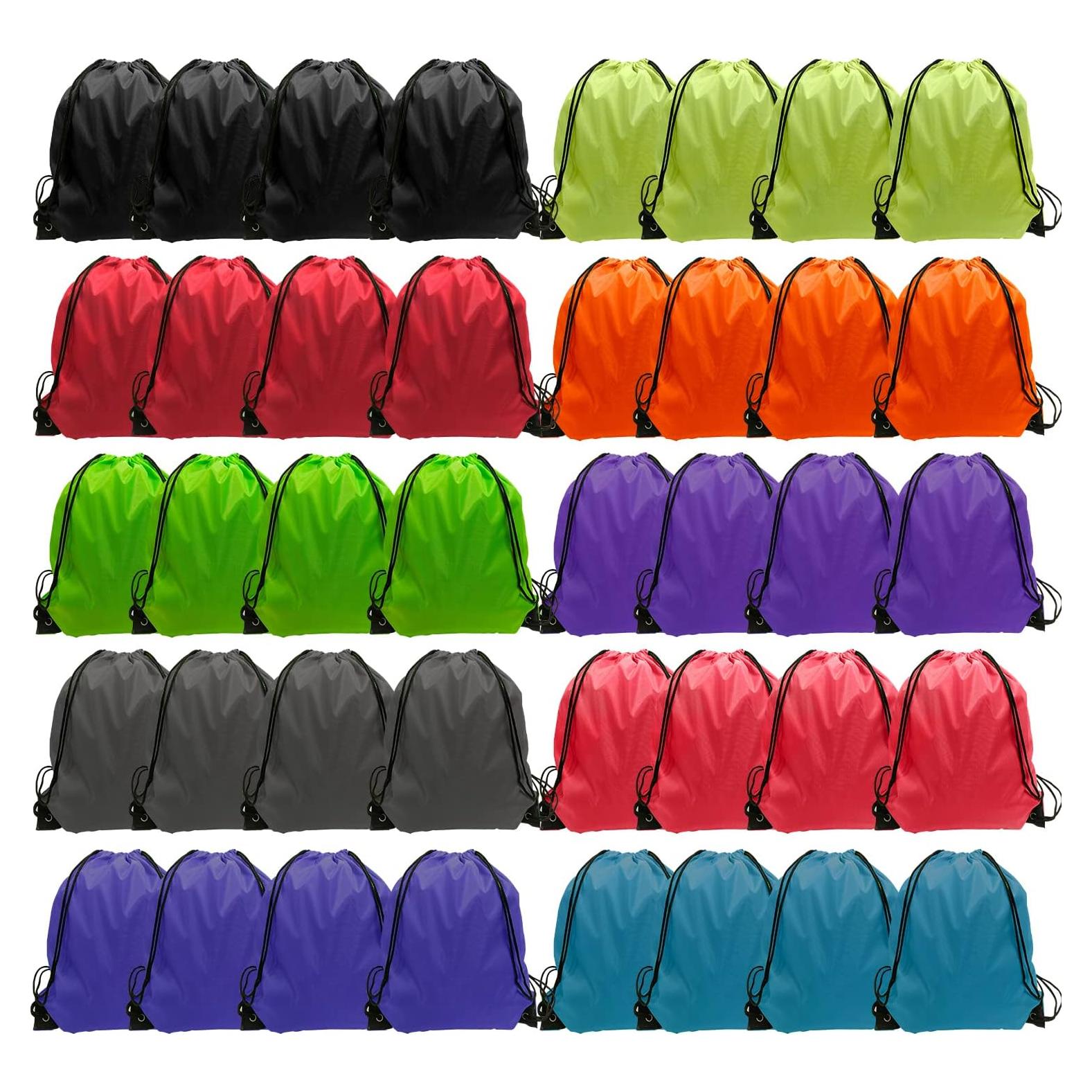 Mochilas con Cuerda GoodtoU 40 Unidades Nylon Impermeable