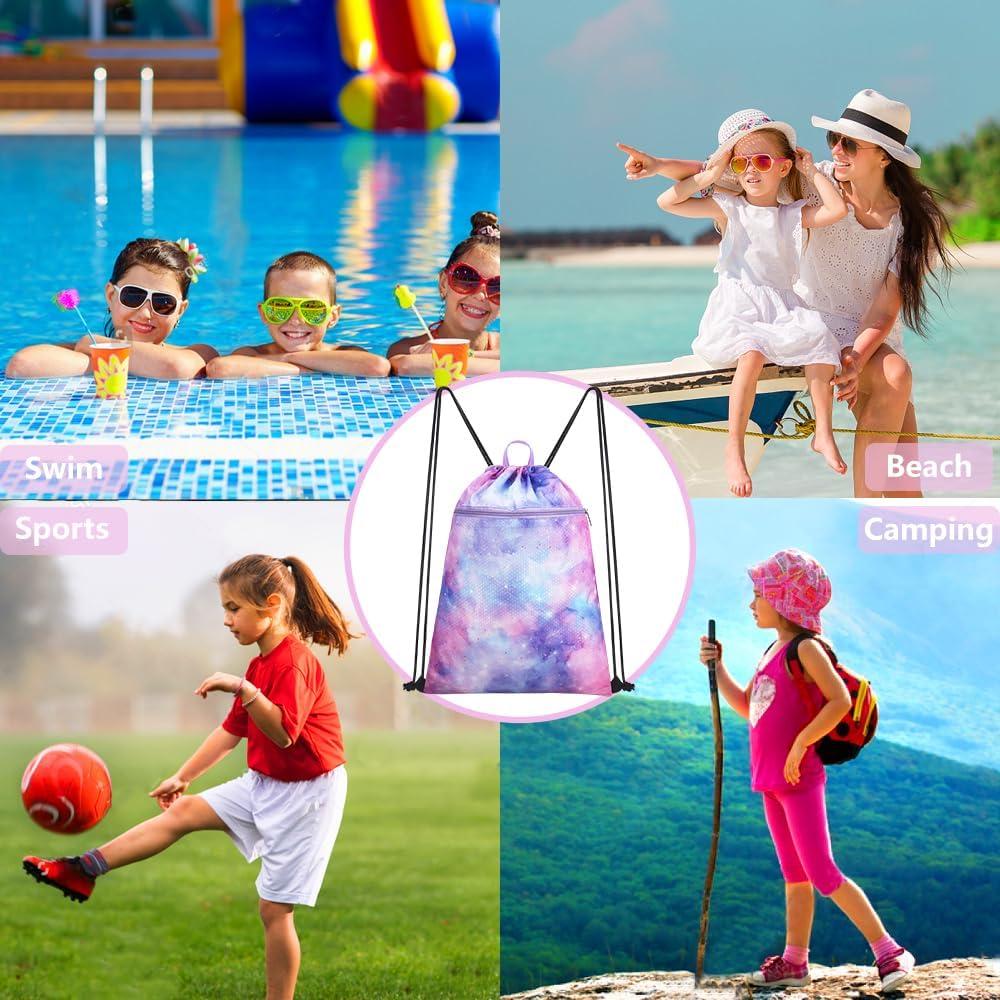 Mochila con cordón Luchike para niñas Cielo Estrellado 8L