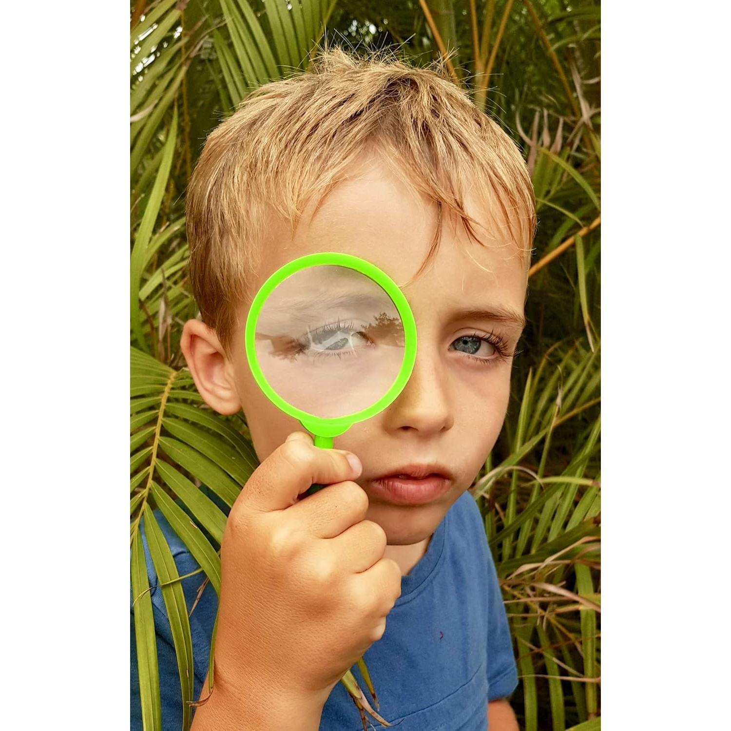 Kit de Exploración al Aire Libre Adventure Kidz - Binoculares, Linterna, Brújula, Lupa, Mochila