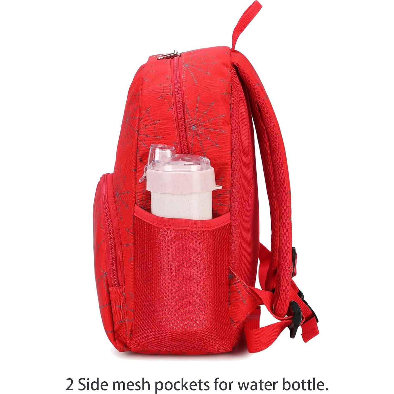Mochila Octsky para Niños Pequeños Rojo Araña 33x25.4x10.9cm