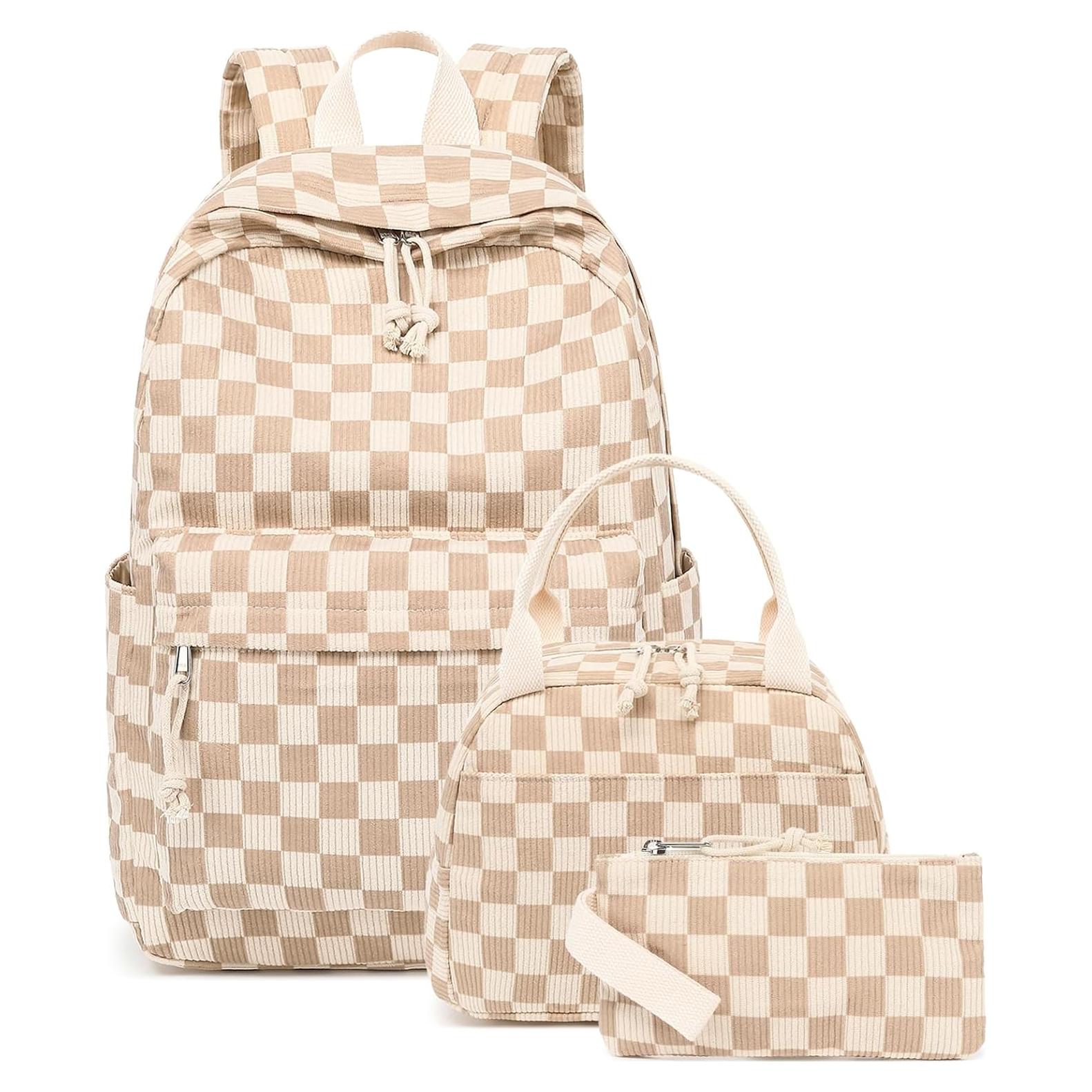 Mochila Escolar Bluboon 3 en 1 con Bolsa de Almuerzo y Estuche