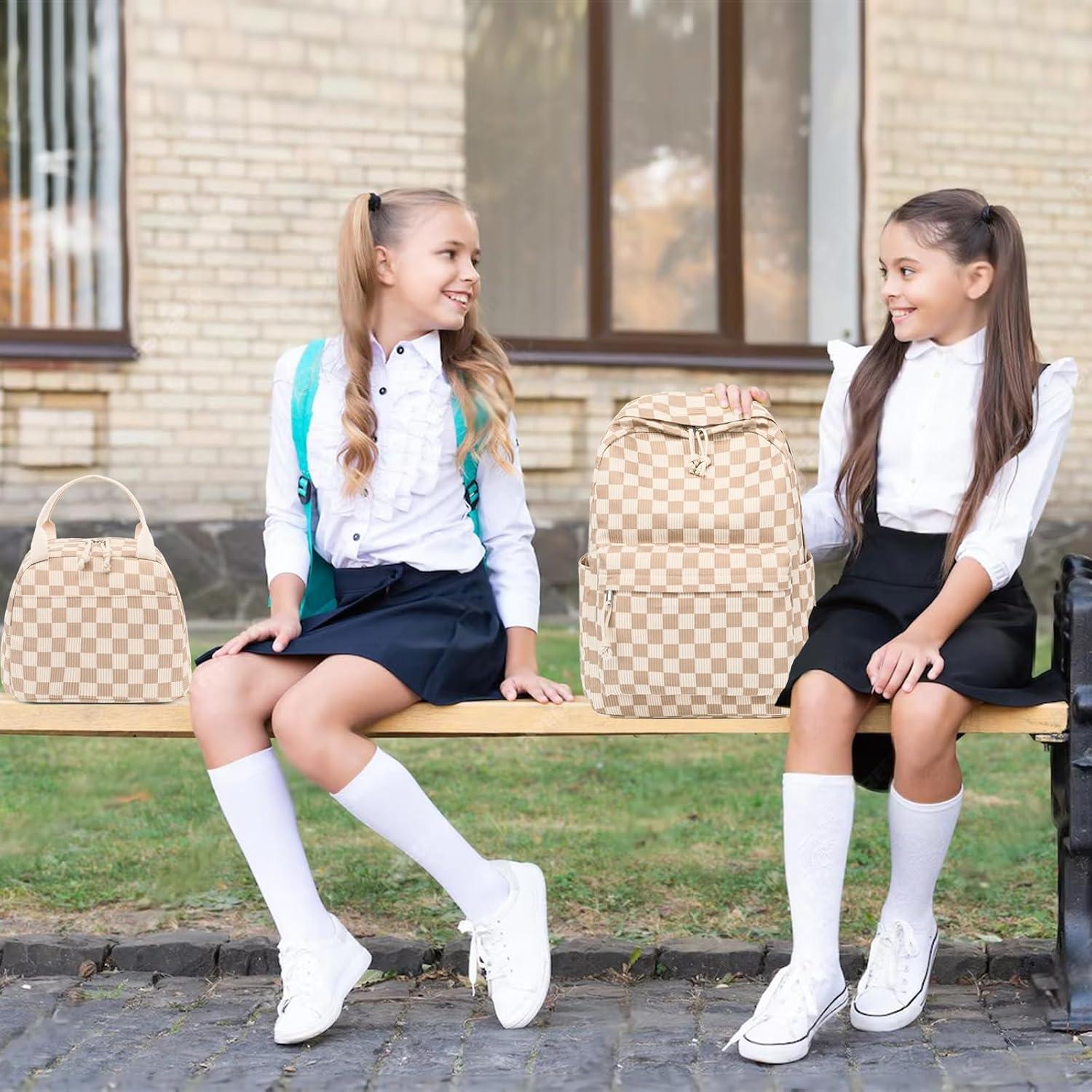 Mochila Escolar Bluboon 3 en 1 con Bolsa de Almuerzo y Estuche