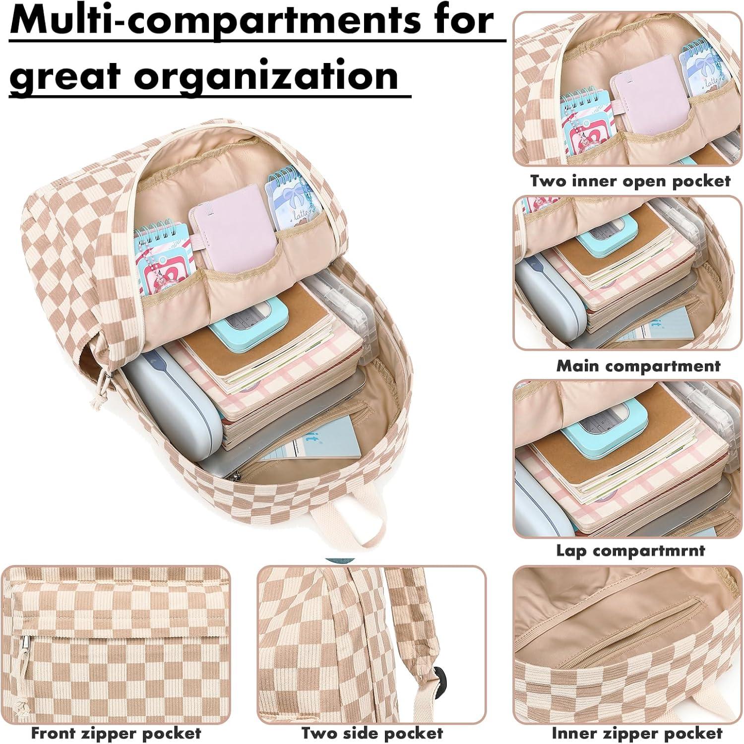 Mochila Escolar Bluboon 3 en 1 con Bolsa de Almuerzo y Estuche