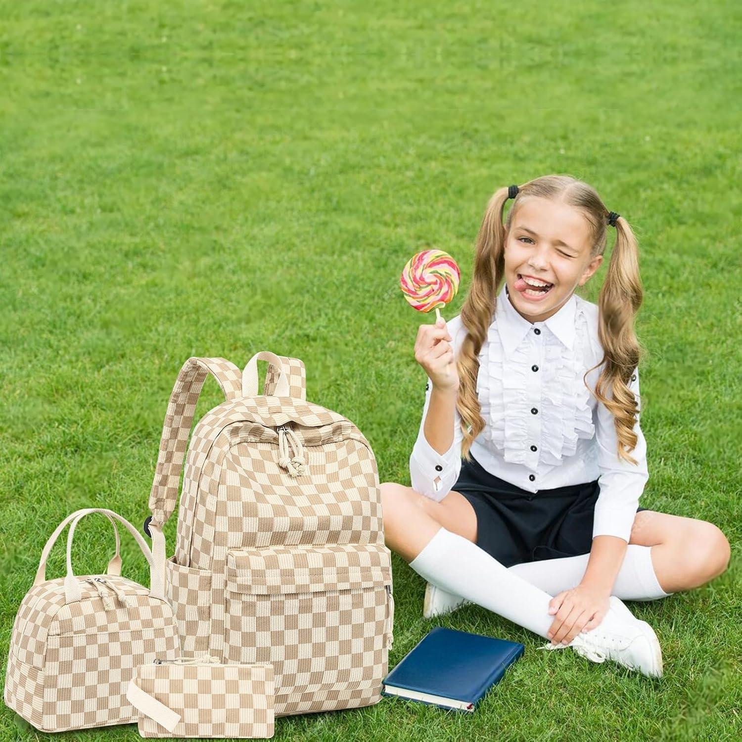 Mochila Escolar Bluboon 3 en 1 con Bolsa de Almuerzo y Estuche