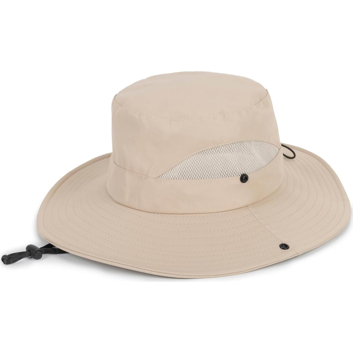 Sombrero de Sol Beige para Niños con Protección UV 5-14 Años