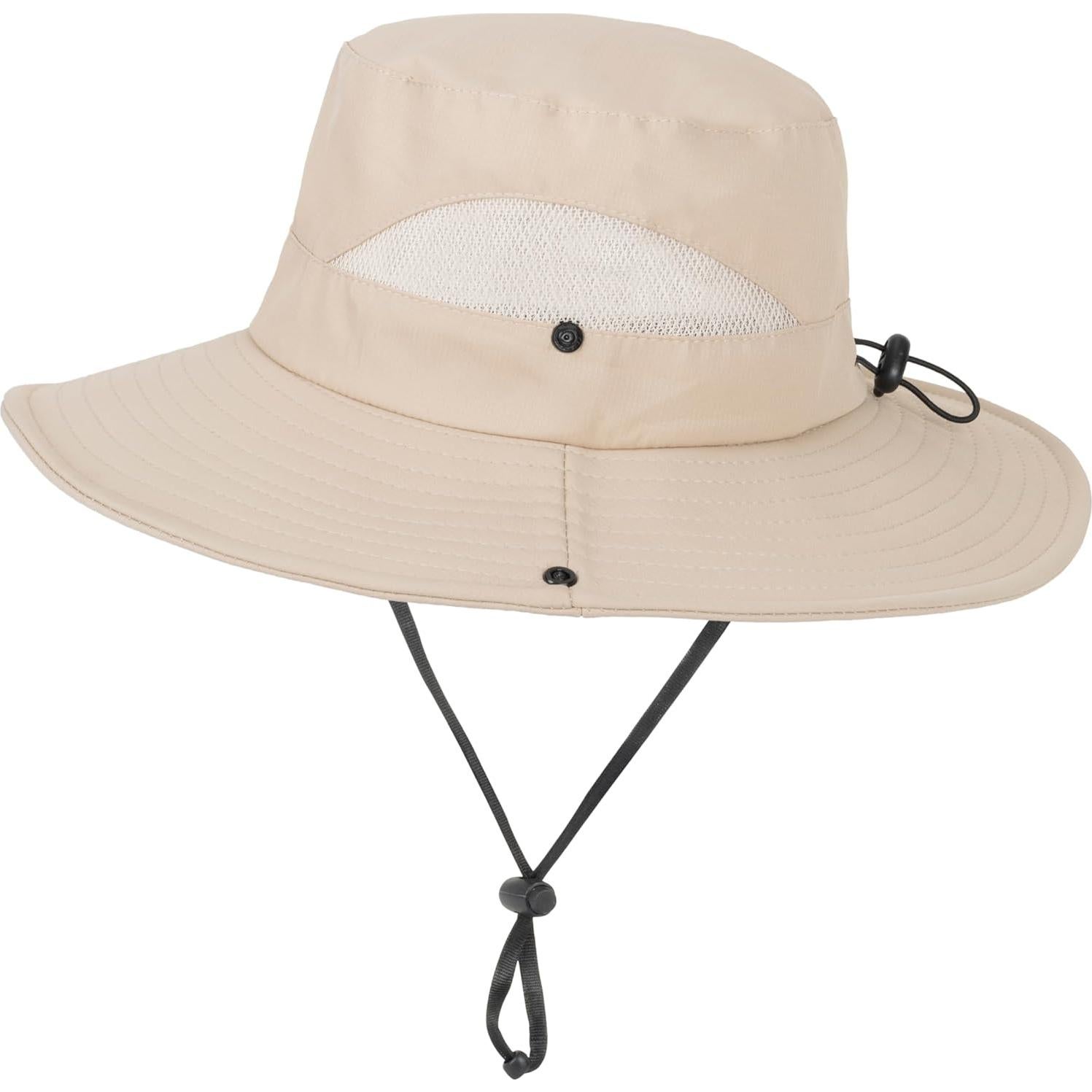 Sombrero de Sol Beige para Niños con Protección UV 5-14 Años