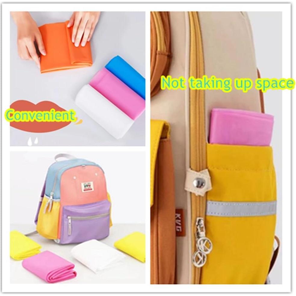 Paquete de 2 Ponchos de Lluvia Reutilizables para Niños - EVA Rosa Púrpura