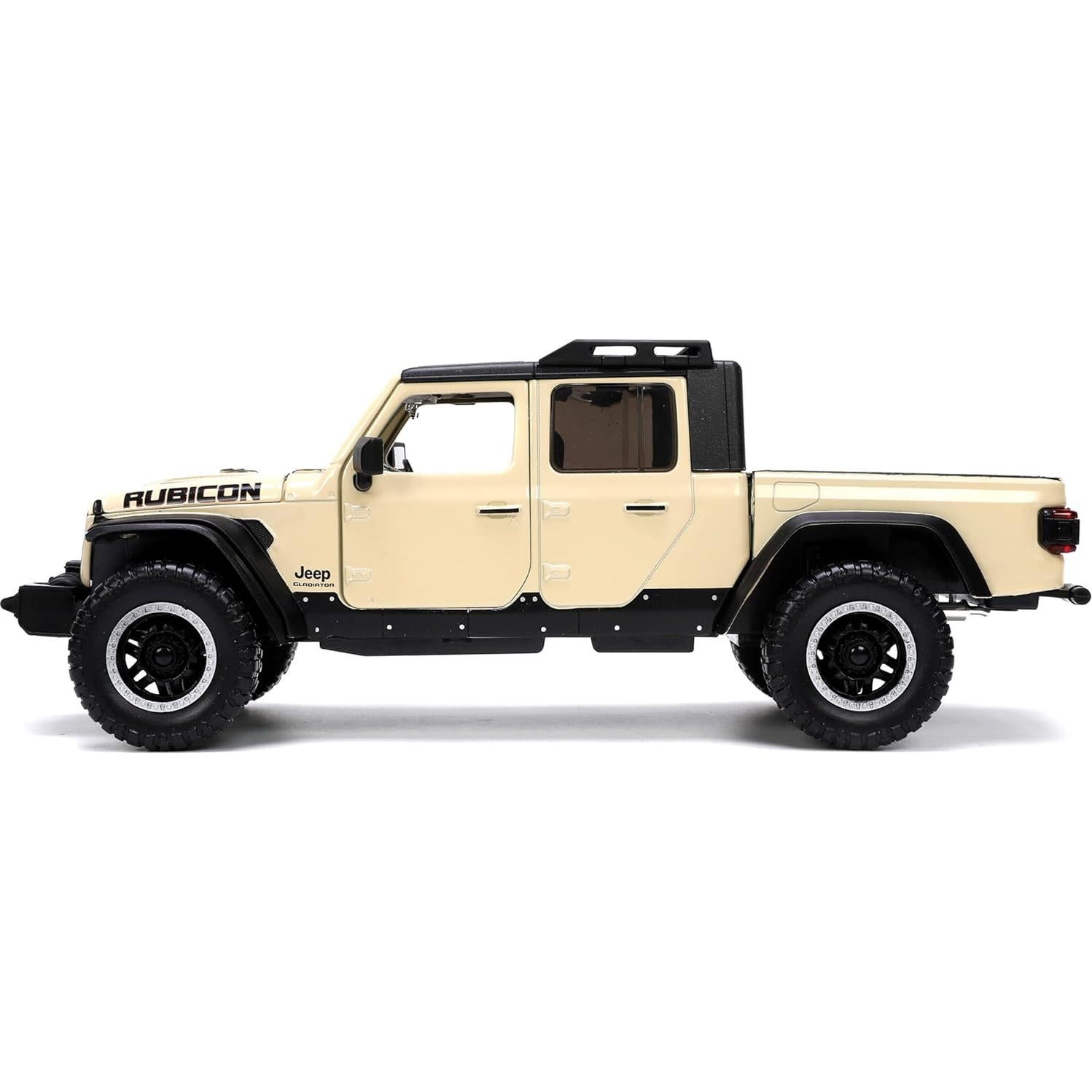 Juguete Jada Toys Jeep Gladiator 1:24 Beige Detalles Realistas