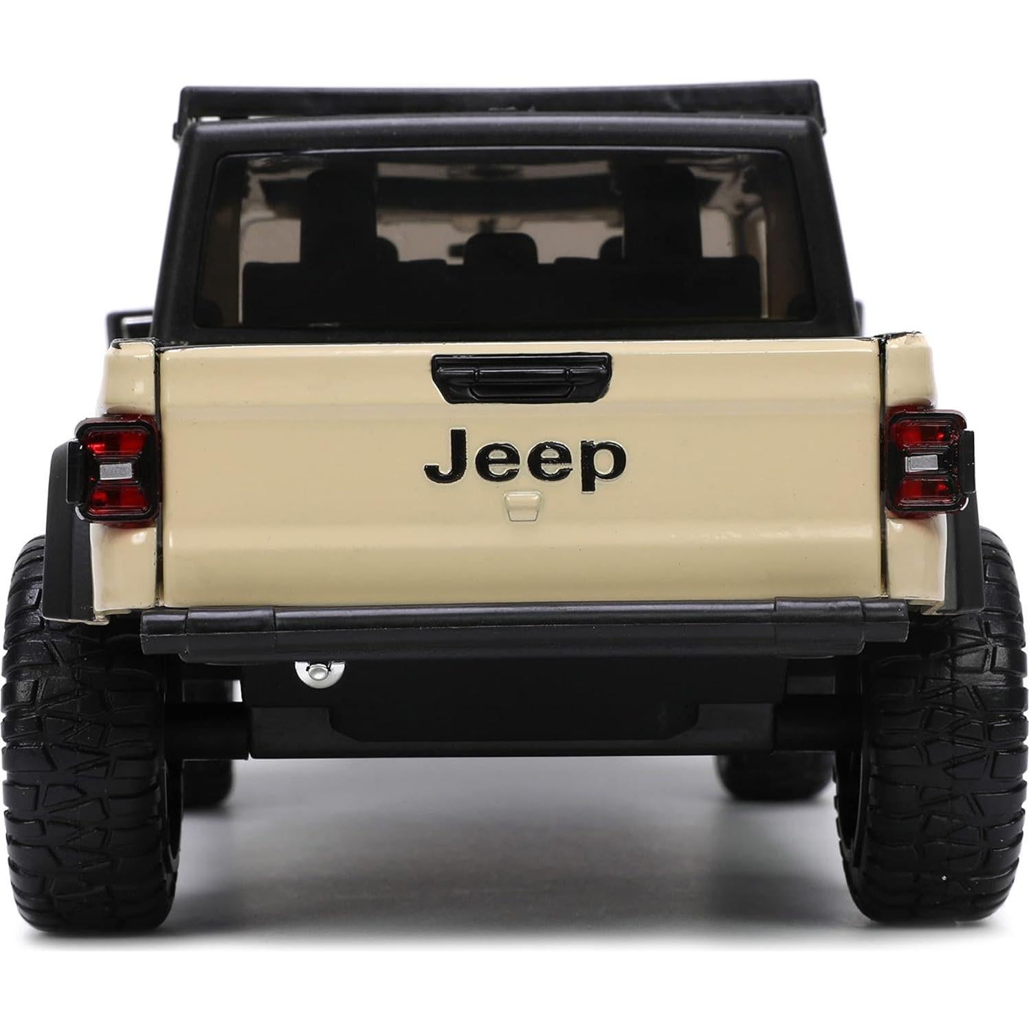 Juguete Jada Toys Jeep Gladiator 1:24 Beige Detalles Realistas
